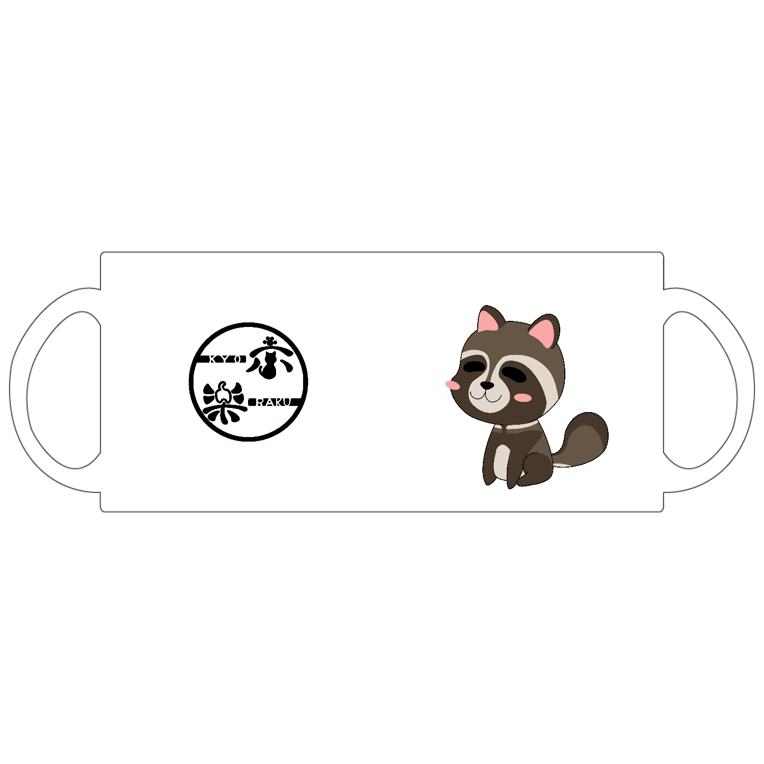 たぬきさん定番マグカップの商品購入ページ｜クリエイターのオリジナル