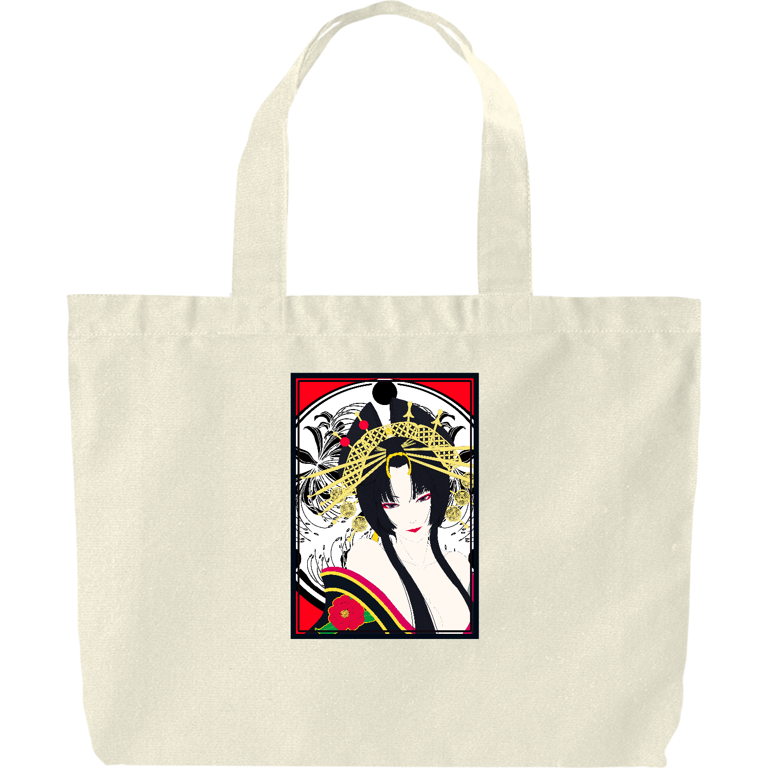 花魁 ヘヴィーキャンバス トートバッグ（大）