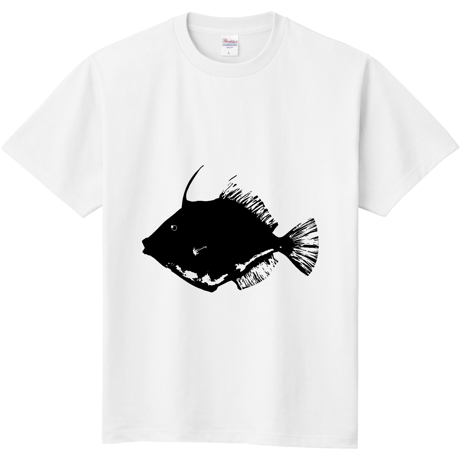 カワハギの魚拓 定番Ｔシャツ