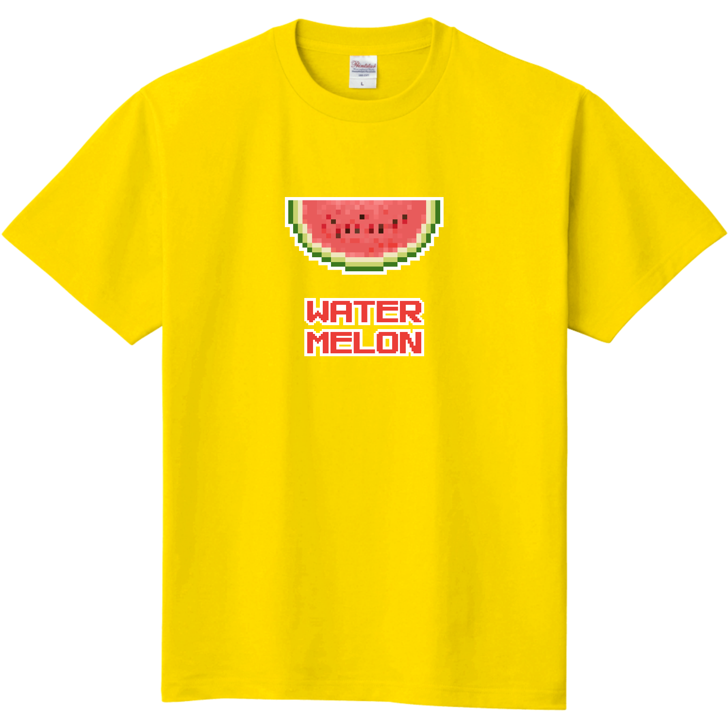 スイカ (ピクセルアート)定番Tシャツの商品購入ページ｜クリエイター
