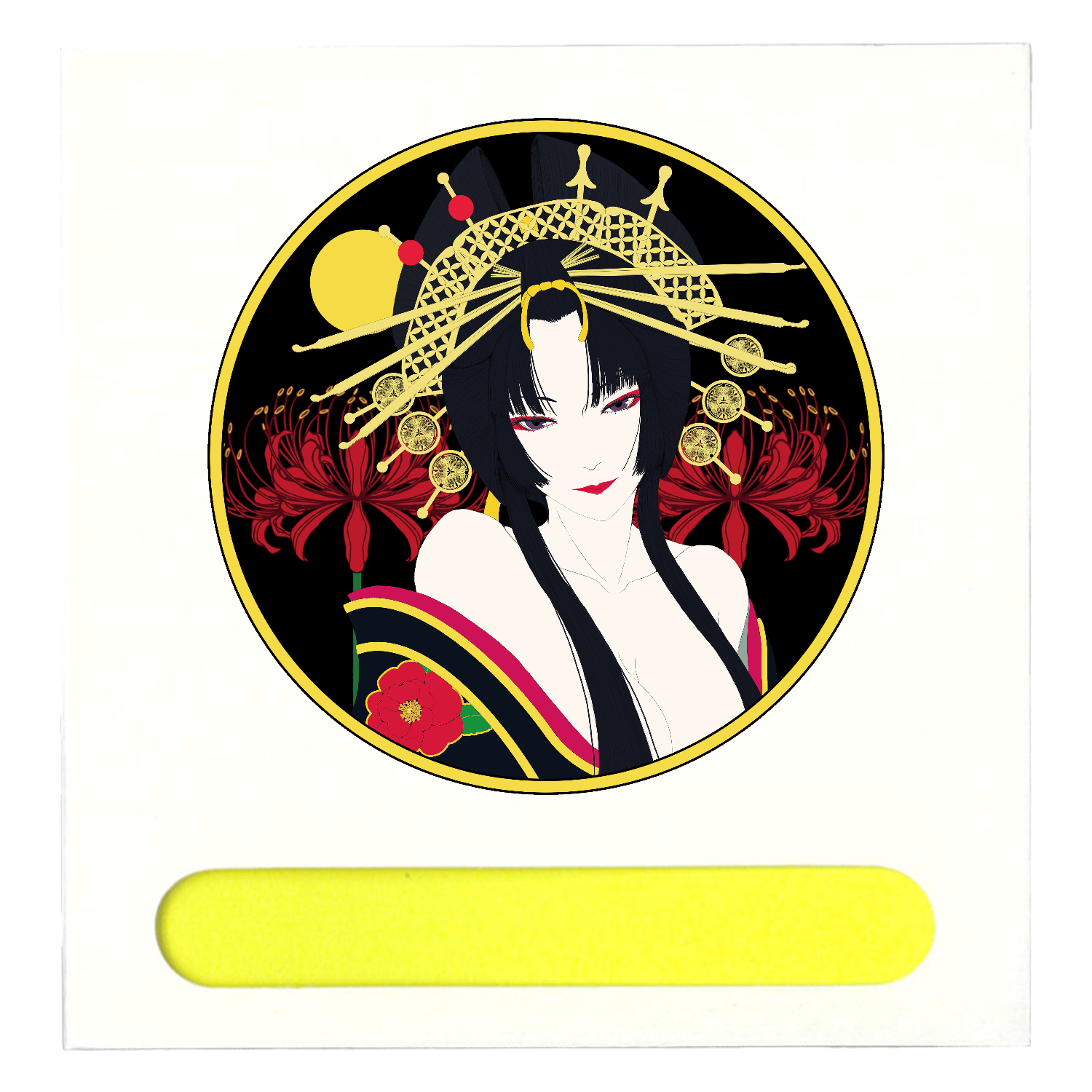 花魁 丸 ポケット付箋セット(M)