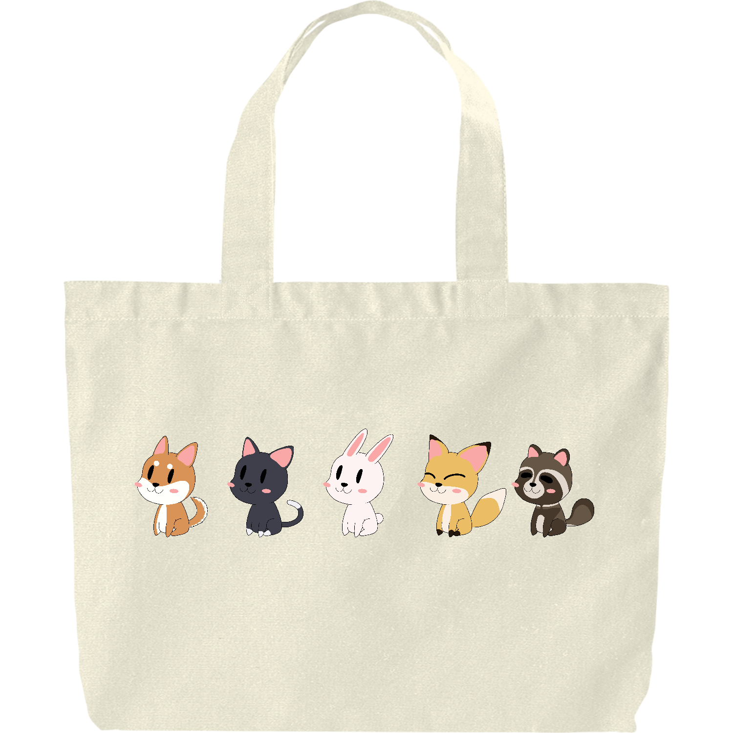 あにまるふれんず ヘヴィーキャンバス トートバッグ（大）