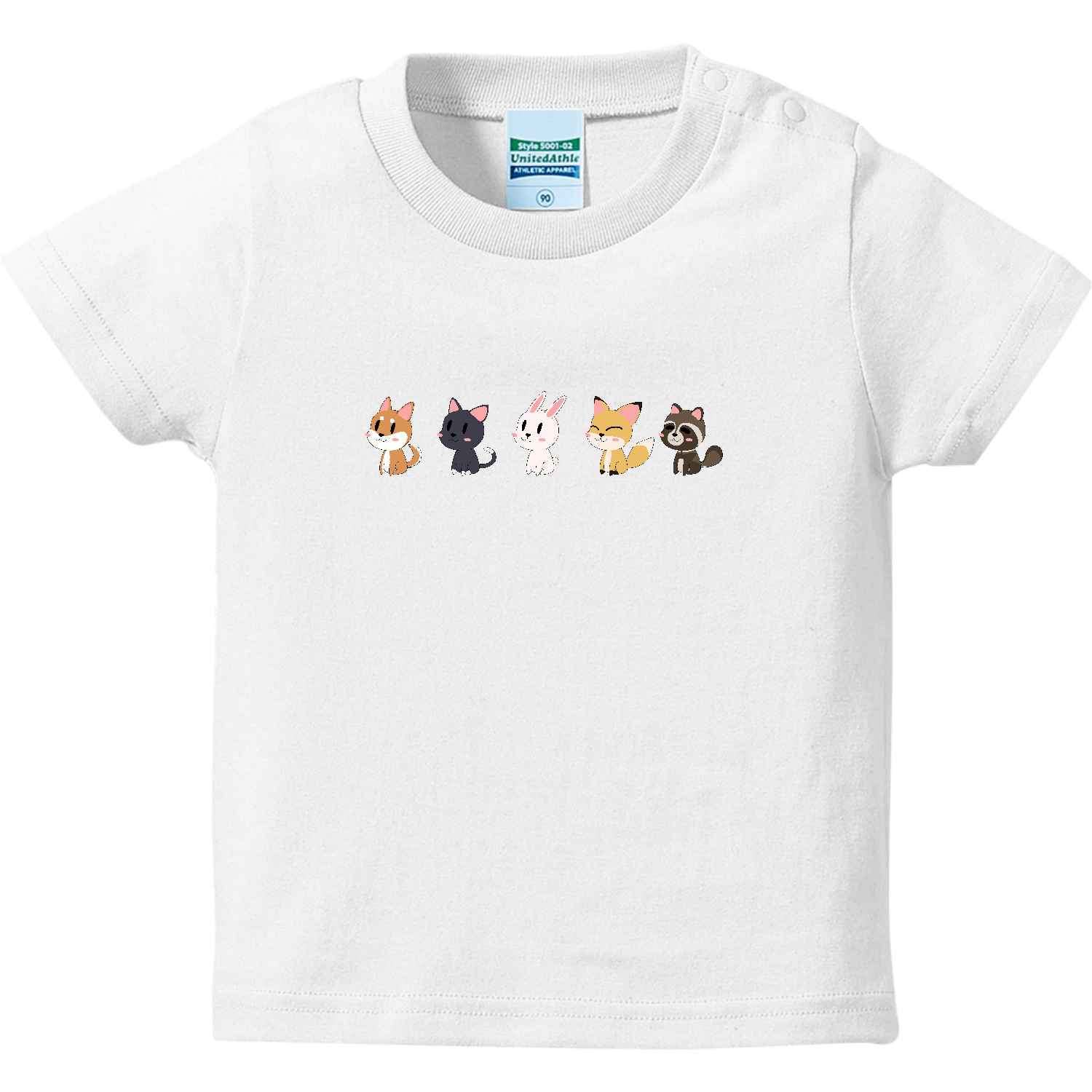 あにまるふれんず ハイクオリティーベビーTシャツ