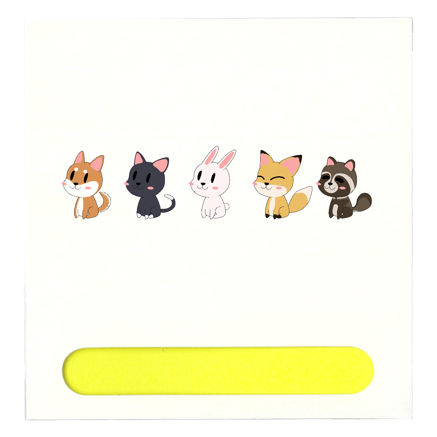 あにまるふれんず ポケット付箋セット(M)