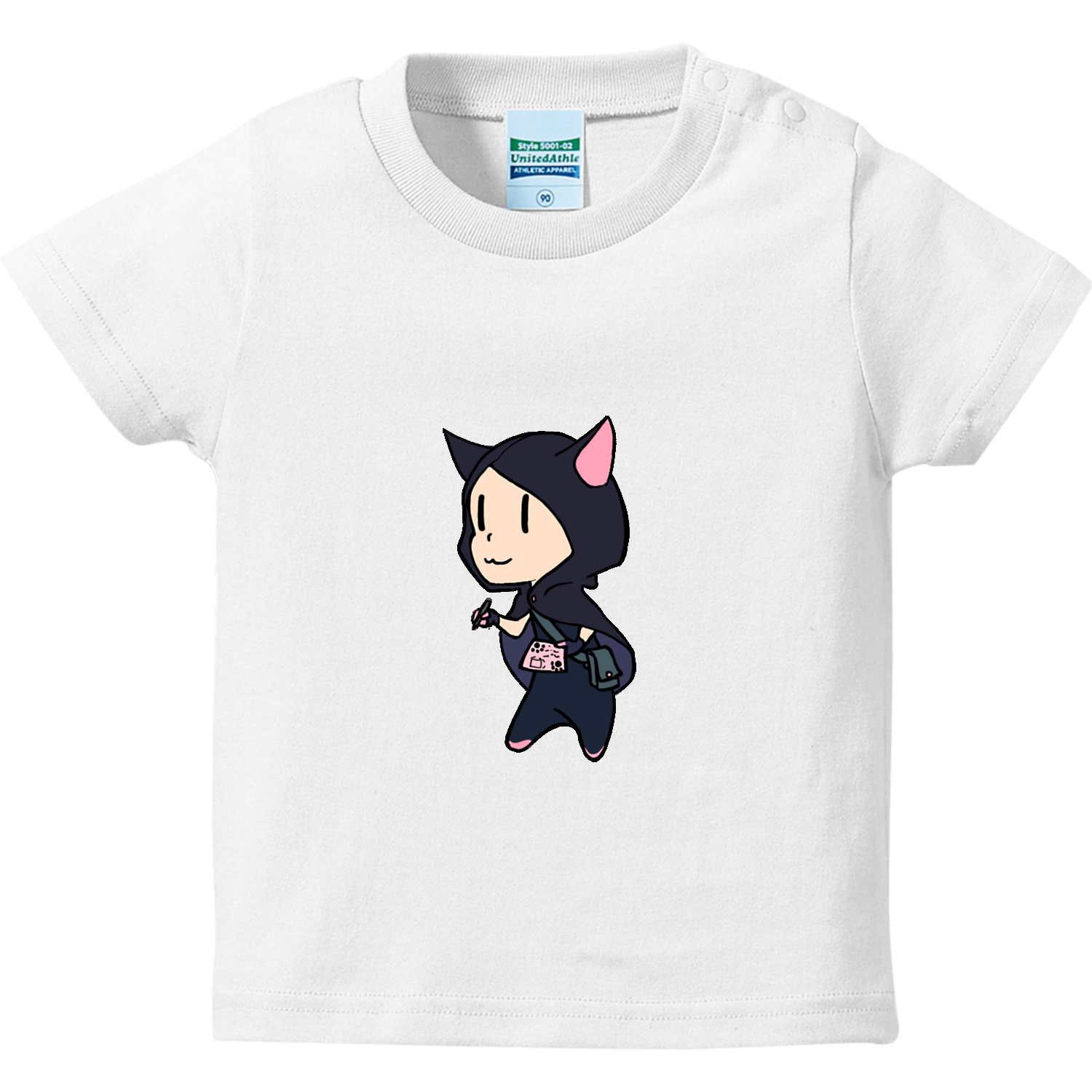 ちびクロ ハイクオリティーベビーTシャツ