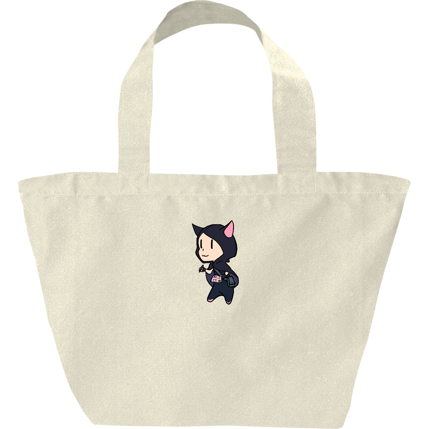 ちびクロ ヘヴィーキャンバス ランチバッグ