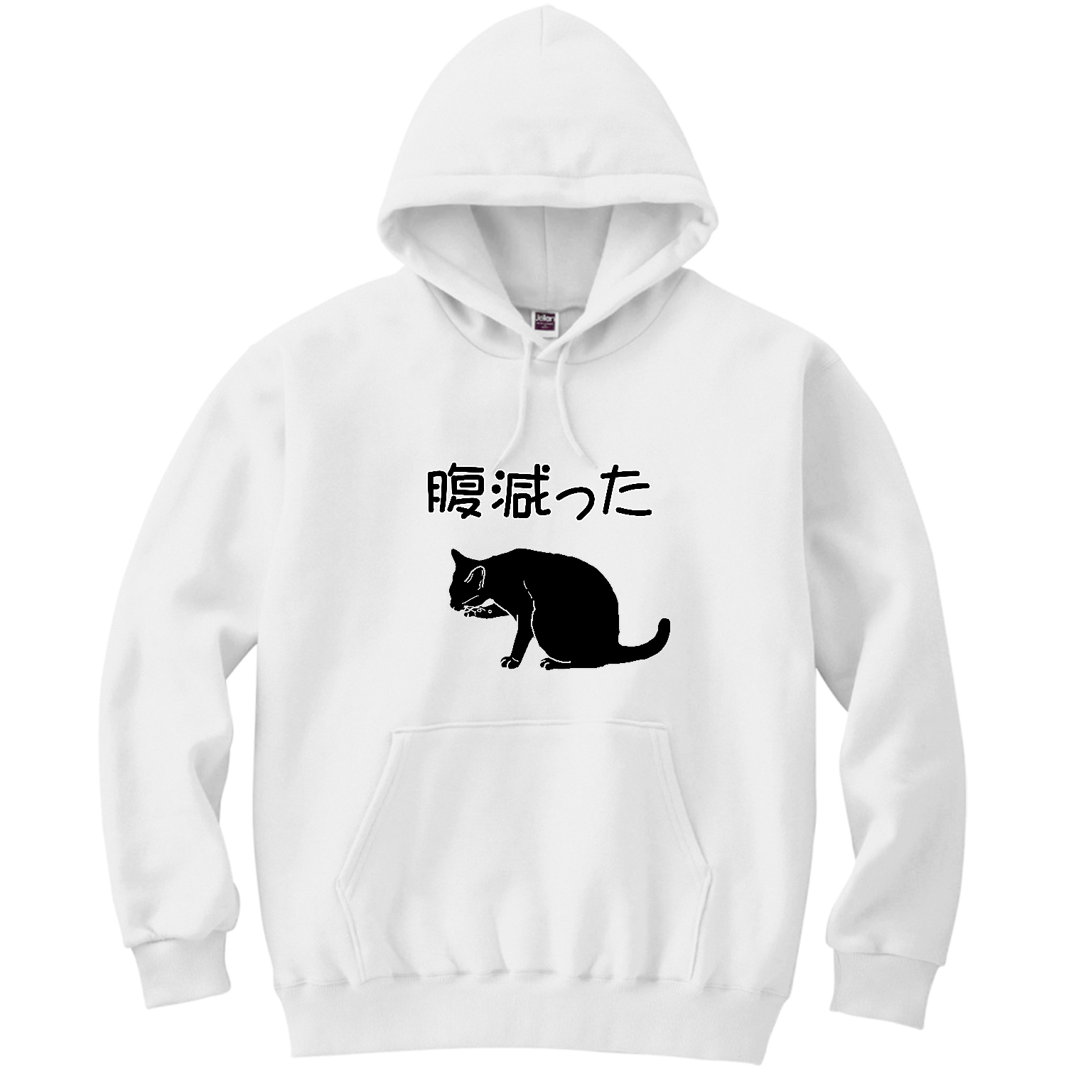BlackCat軽量プルパーカー (長袖プリント)の商品購入ページ