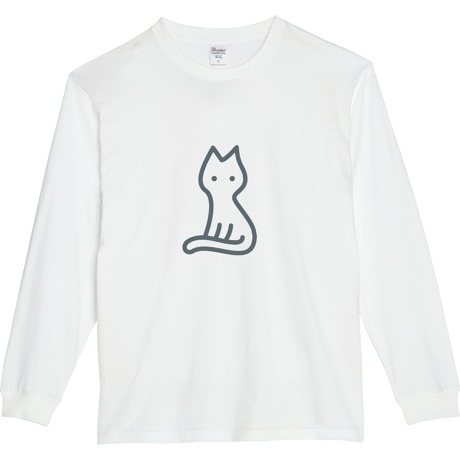 NO CAT NO LIFE 16 ５.６オンスヘビーウェイトLS-Tシャツ（リブ付き）