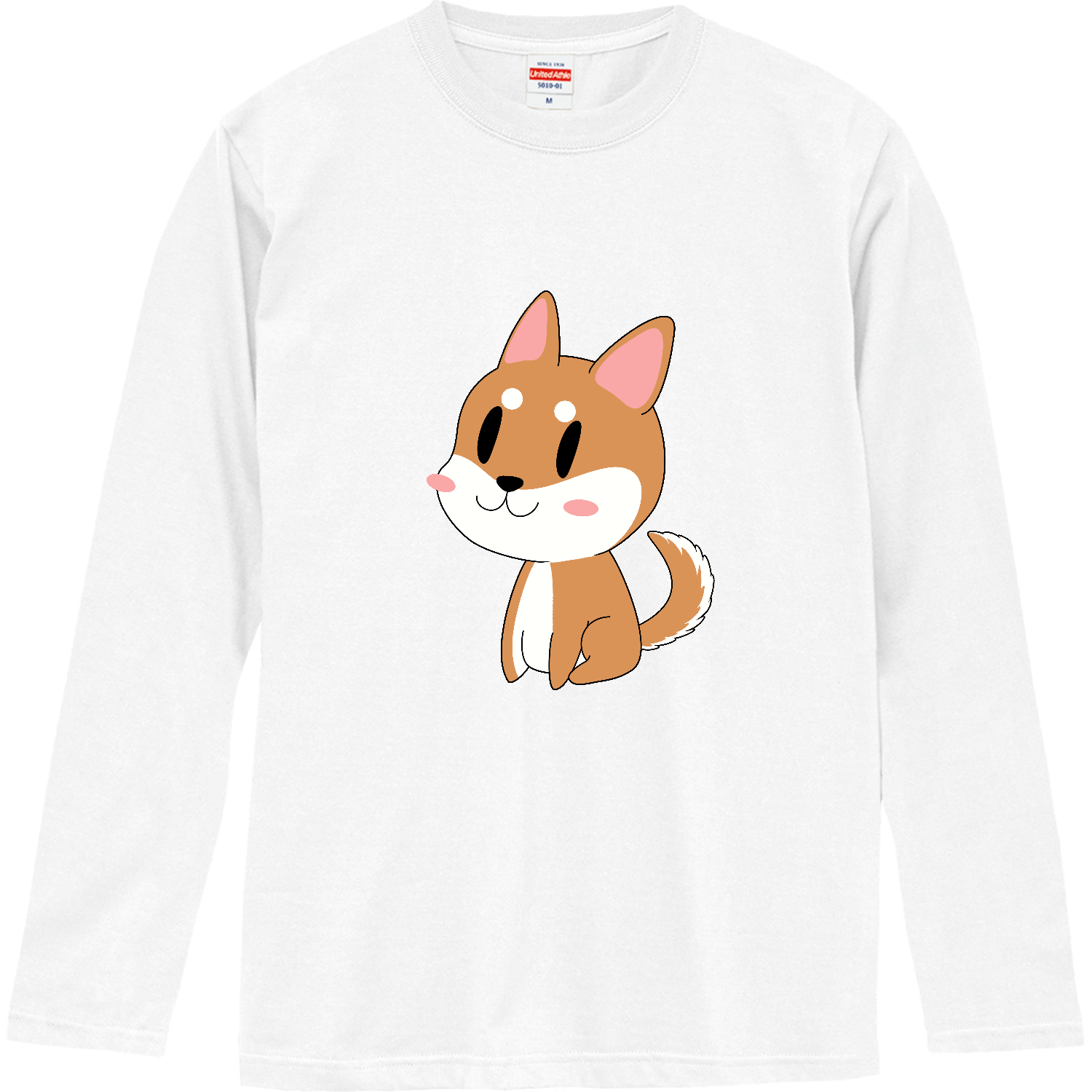 いぬさんロングスリーブTシャツの商品購入ページ｜クリエイターの