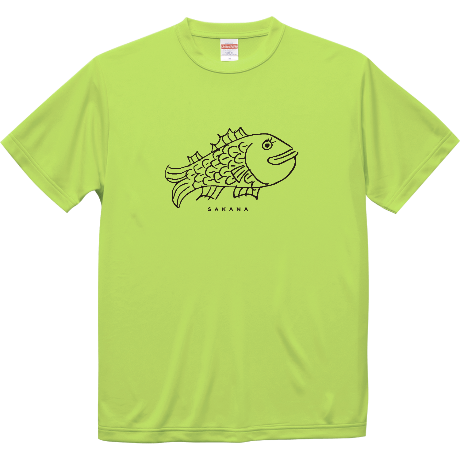 sakana・魚  1 ドライシルキータッチTシャツ