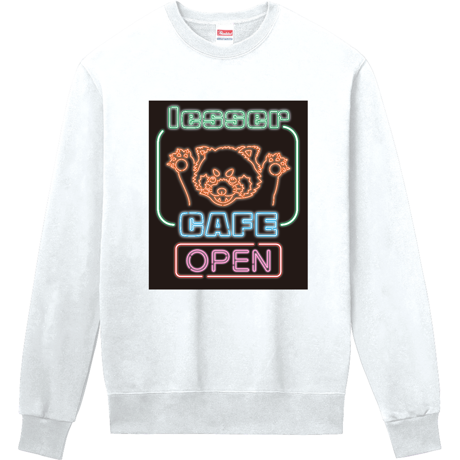 lesser CAFE / レッサーカフェネオンサイン 定番スウェット
