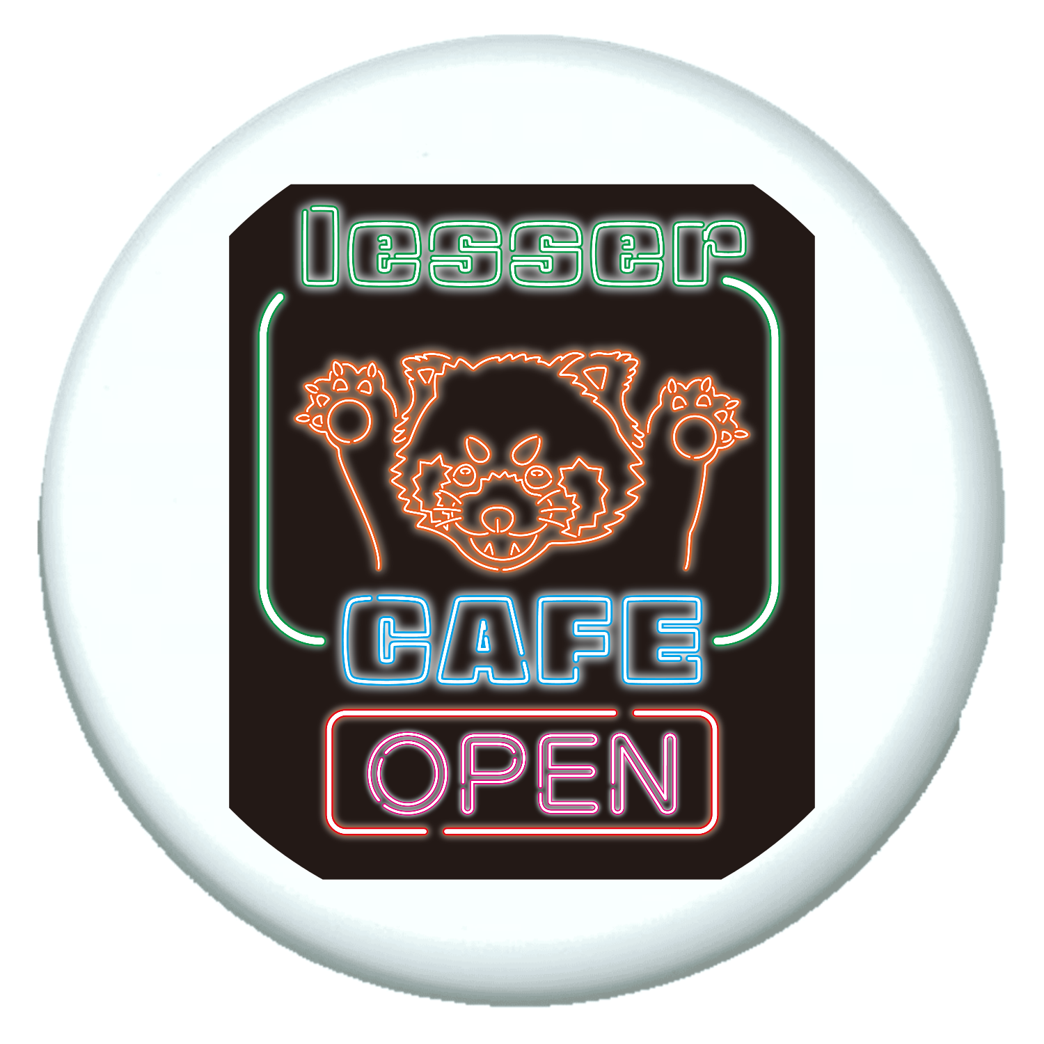 lesser CAFE / レッサーカフェネオンサイン プチ缶ソフト