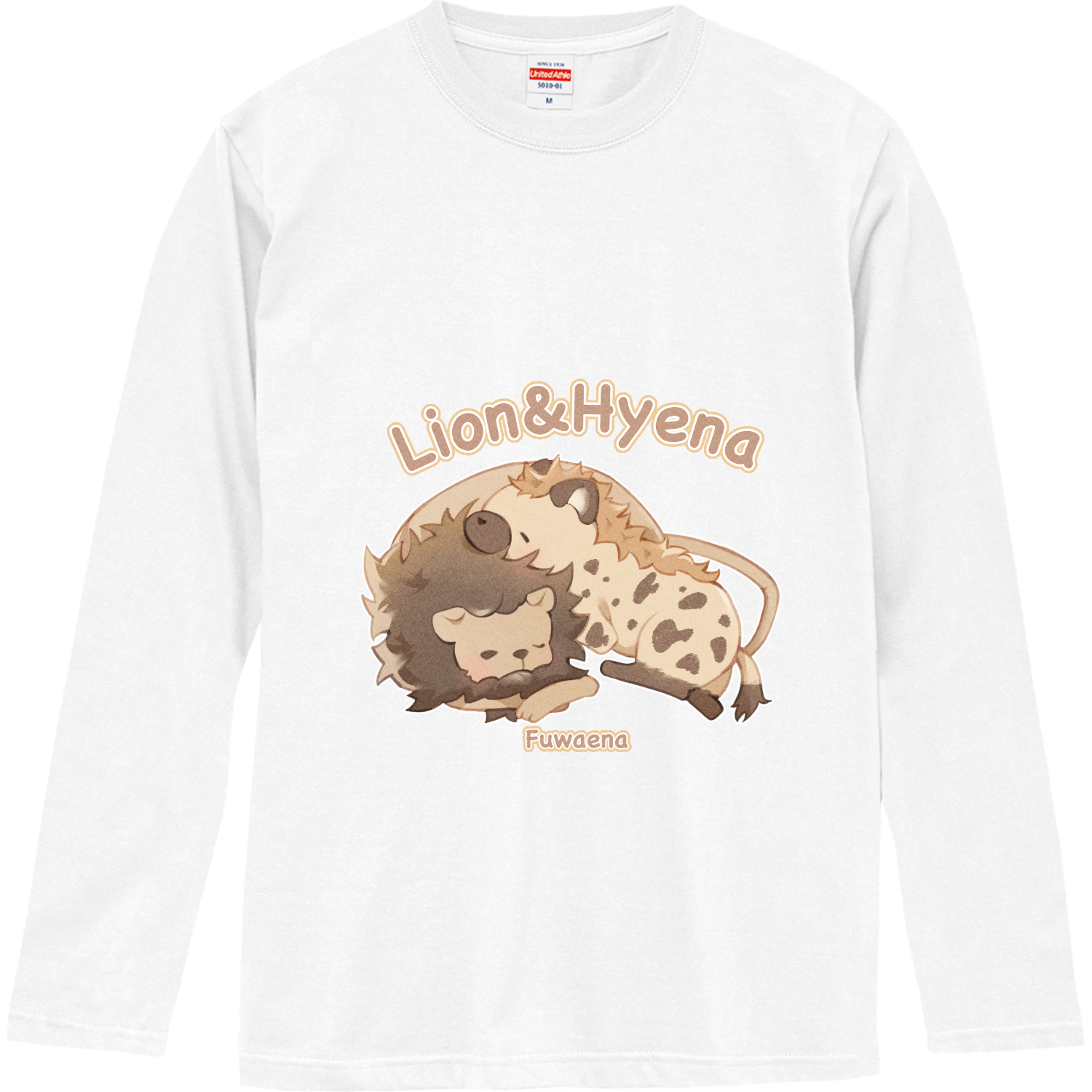 ライオンとハイエナ ロングスリーブTシャツ