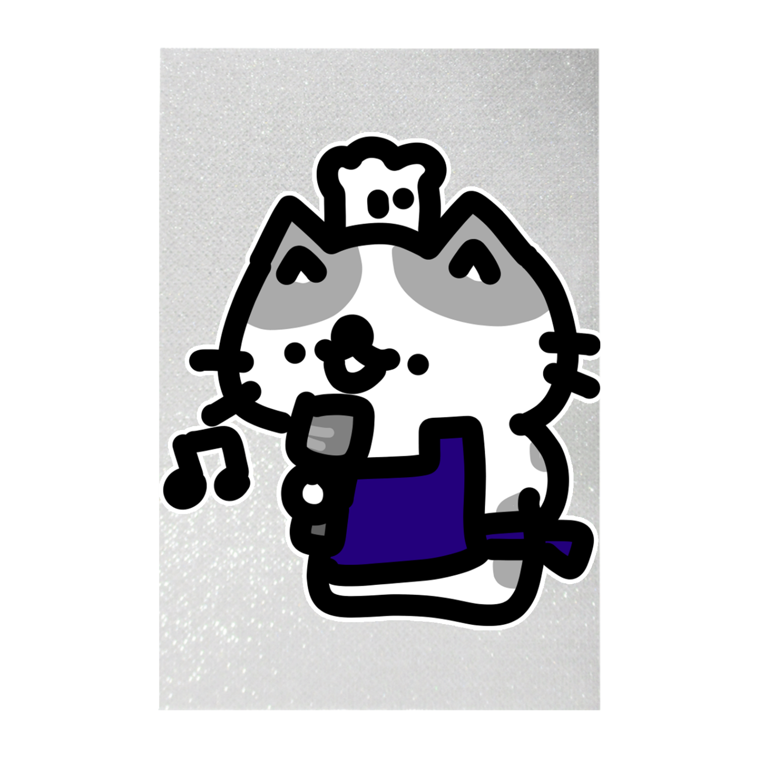 うたう！コックシェフ猫 ペンライト(シート印刷)