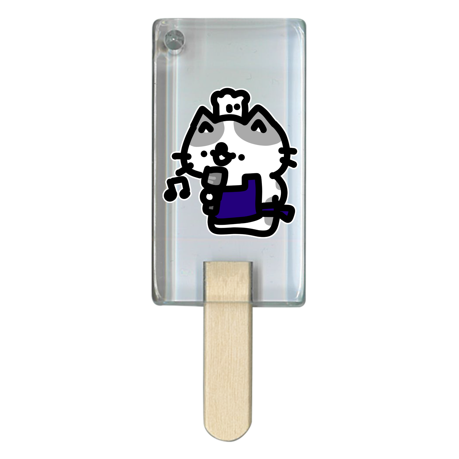 うたう！コックシェフ猫 アイス型アクリルチャーム