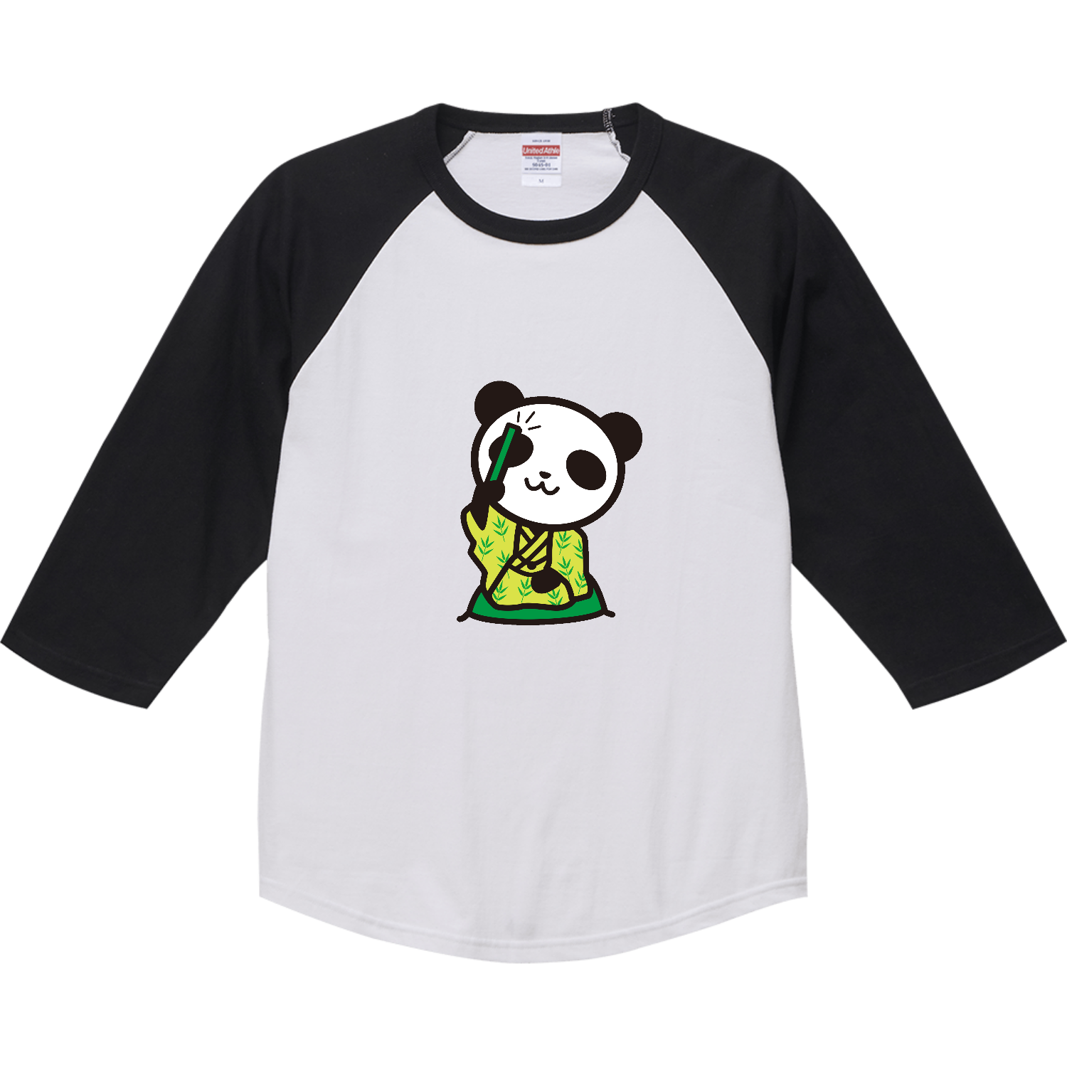落語家パンダ 1 ラグランTシャツ（七分袖）