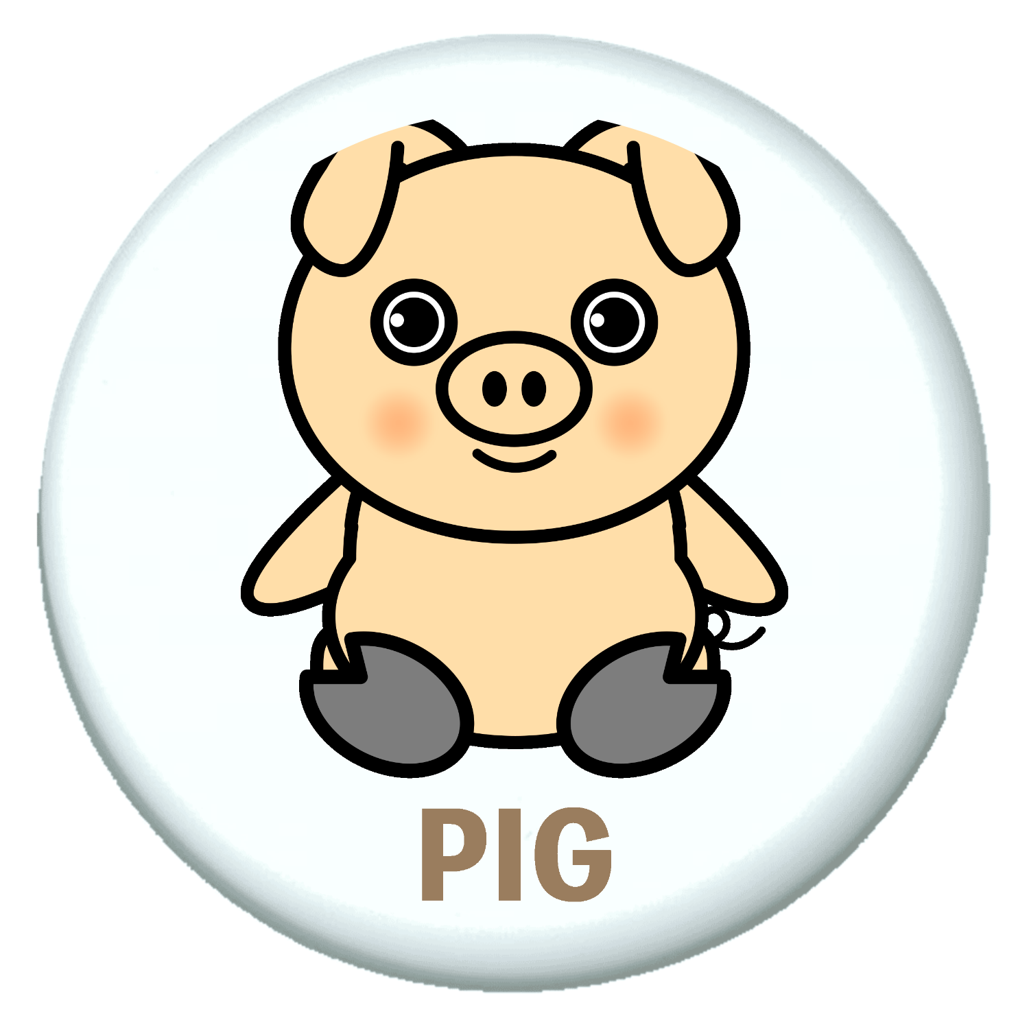 ザ・pig! 可愛い豚さんのデザイン プチ缶ソフト
