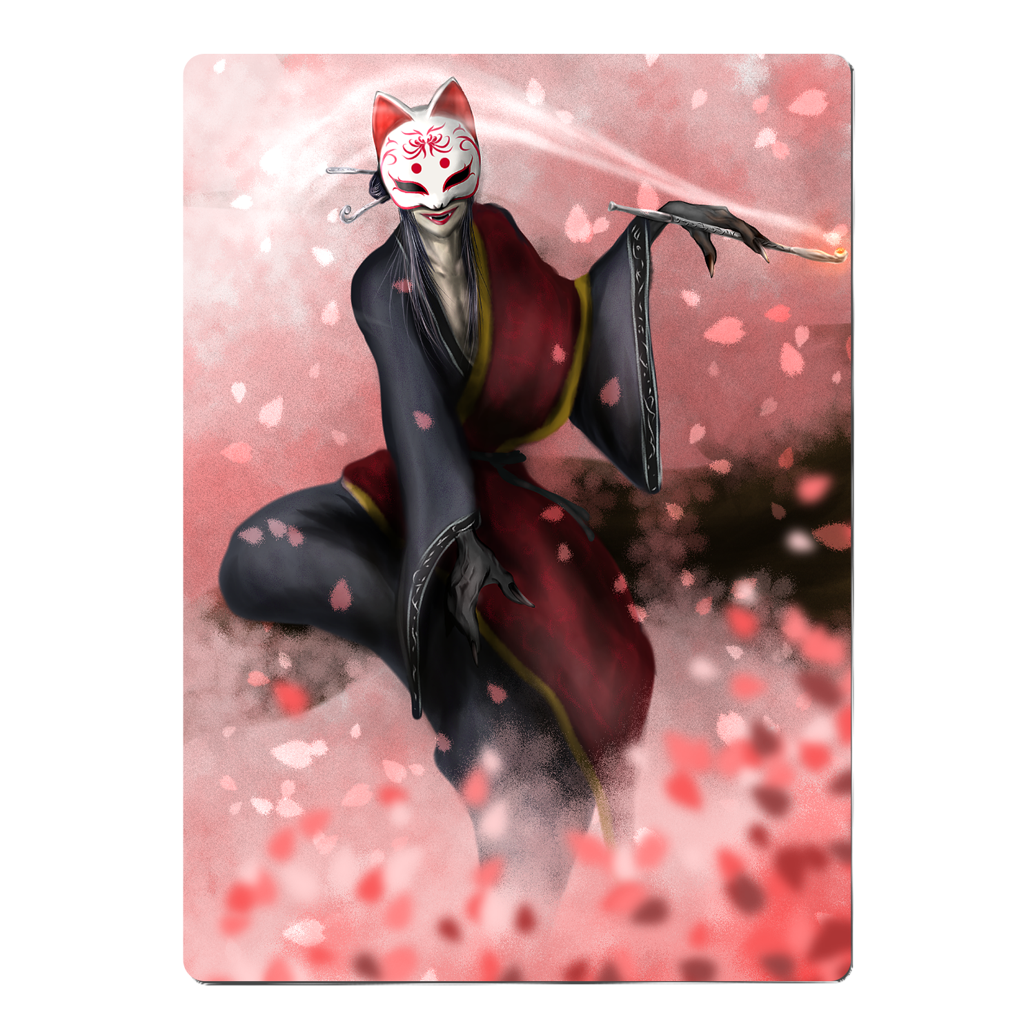 狐の酒宴 下敷きB5 (透明)