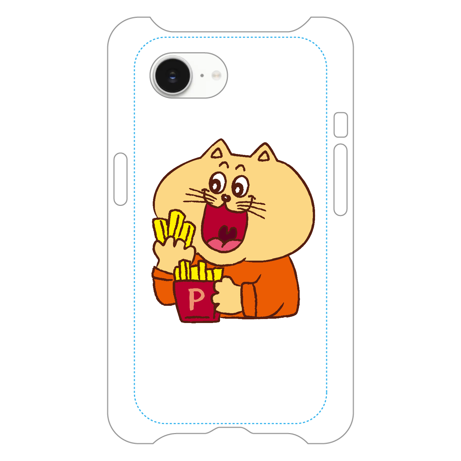 ネコのちろすけ ～ポテトを食べる～ iPhone16e/17e