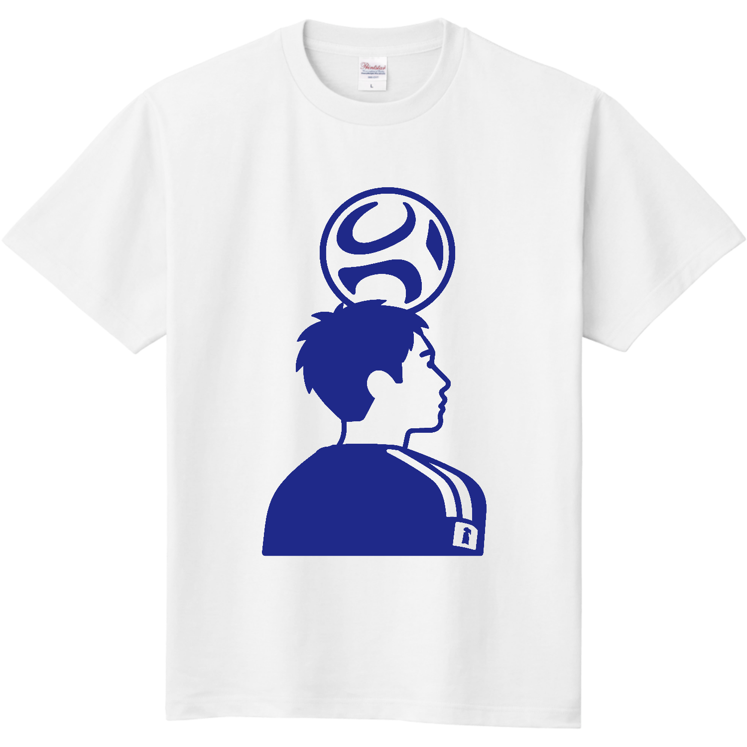 鎌田の１ミリ・ミニマルグラフィック【流行語・サッカー2026】ブルー 定番Ｔシャツ