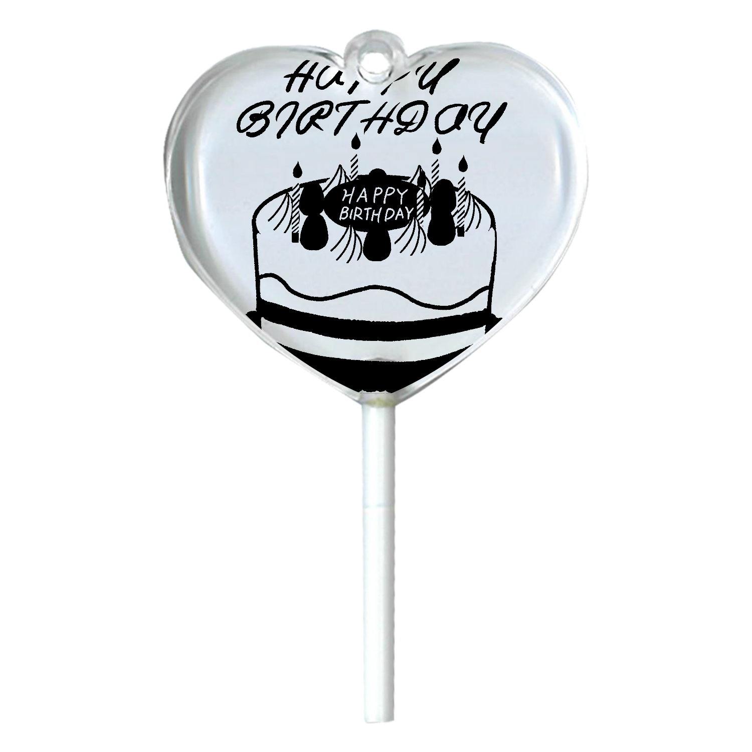 ハッピーバースデー！お誕生日おめでとう！ ハートキャンディアクリルチャーム