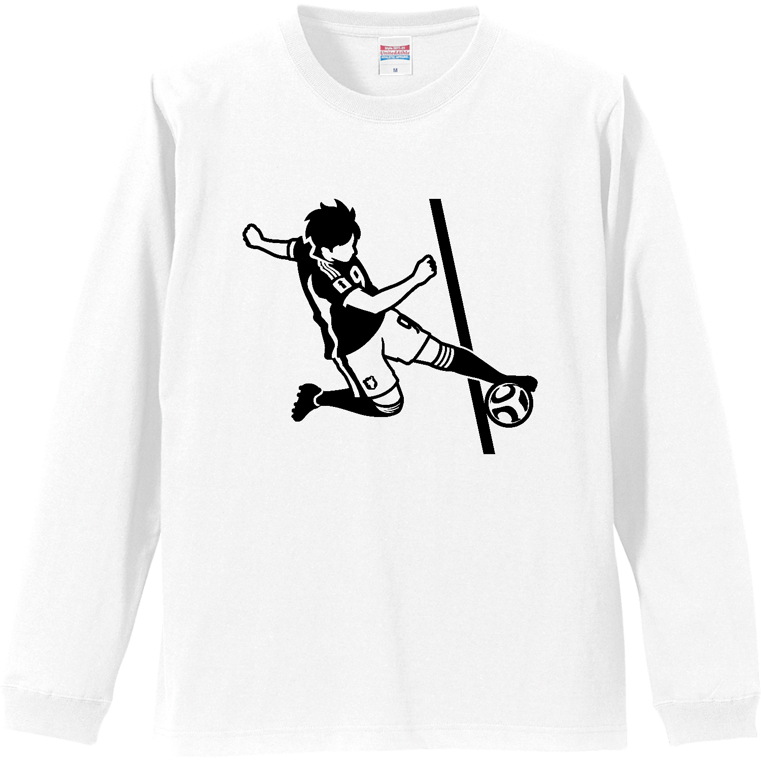 [美品] malance タイ限定サッカーtシャツ [非売品] [早い者勝ち] 三笘の1mm（三笘の1ミリ）サッカー・ミニマルグラフィック【パロディー
