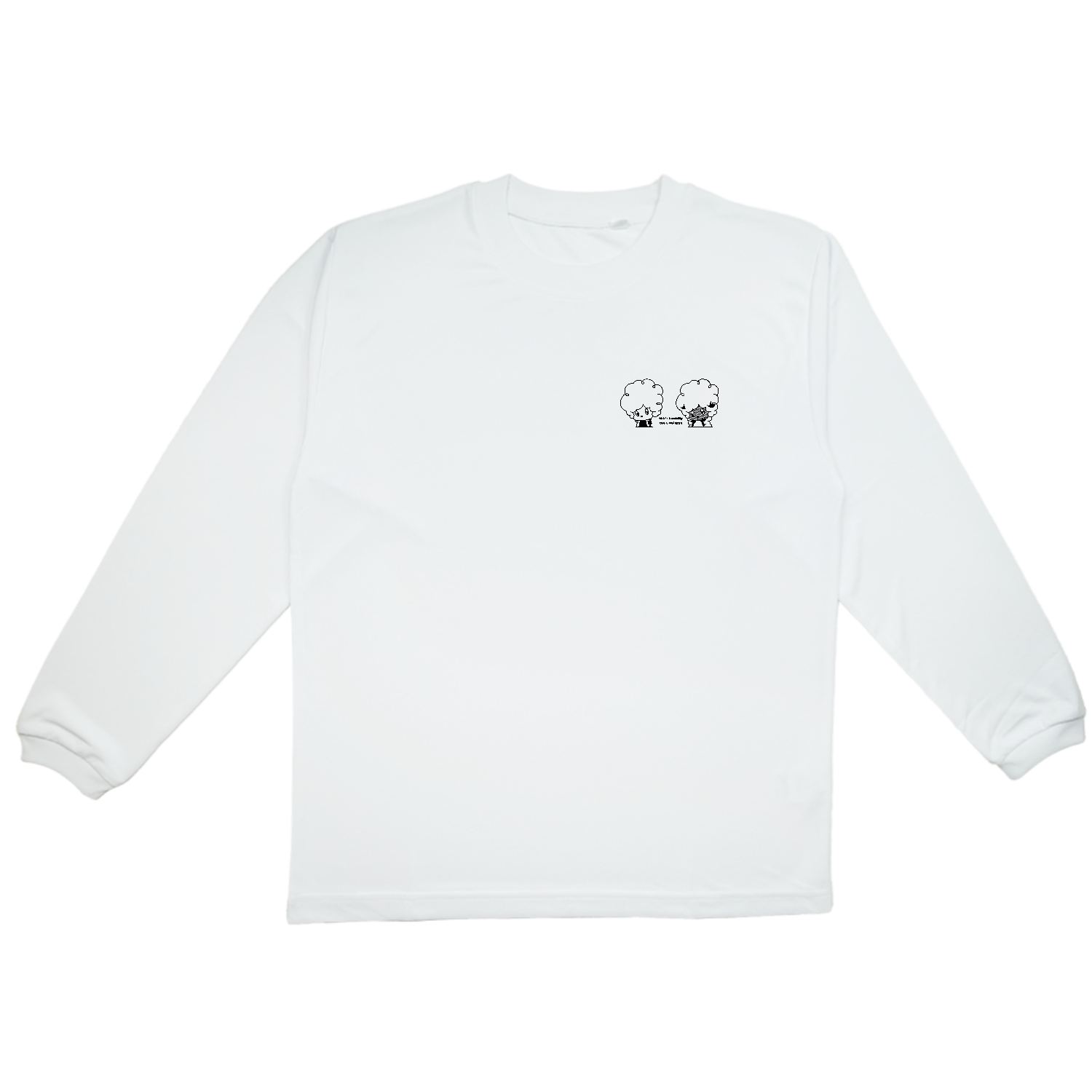 湿度とモコモコ プリンタブルドライ長袖Ｔシャツ