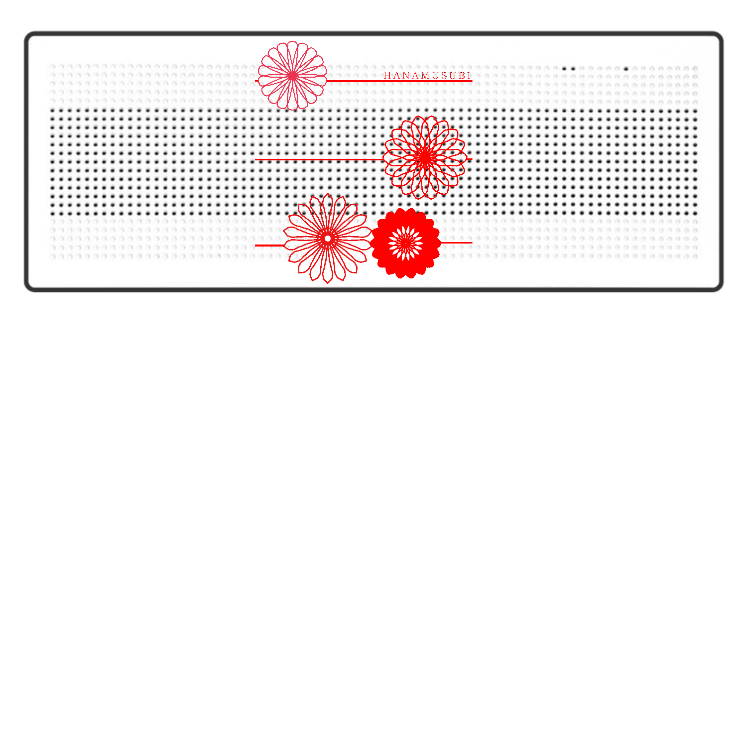 花結びBluetoothスピーカー 表のみプリント1