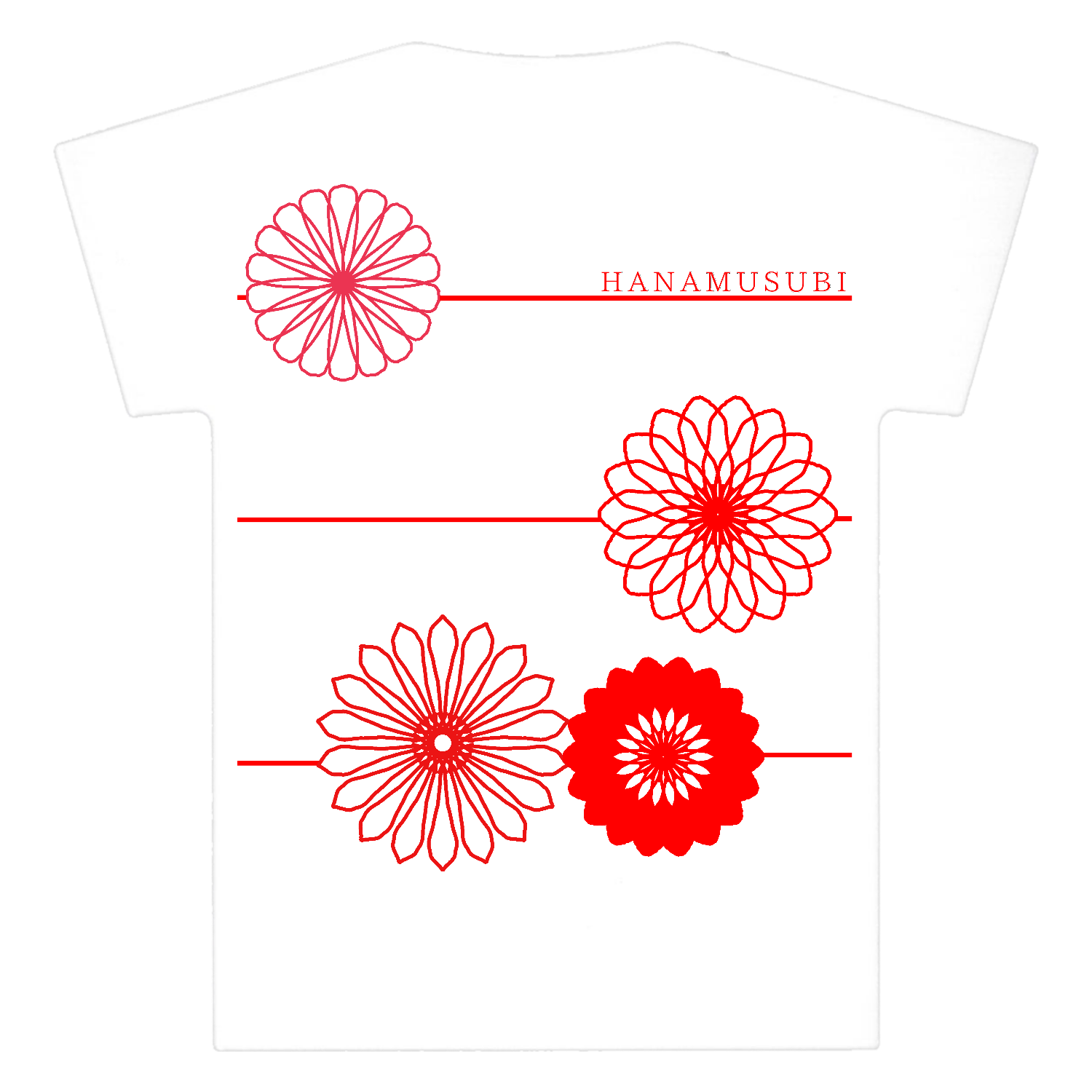 花結び Ｔシャツ型モバイルチャージャー5000