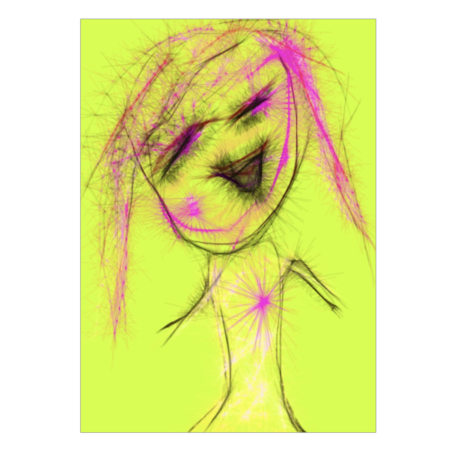 華やかな世界にいるけれどもうボロボロよ オリジナル台紙（OPP袋付）
