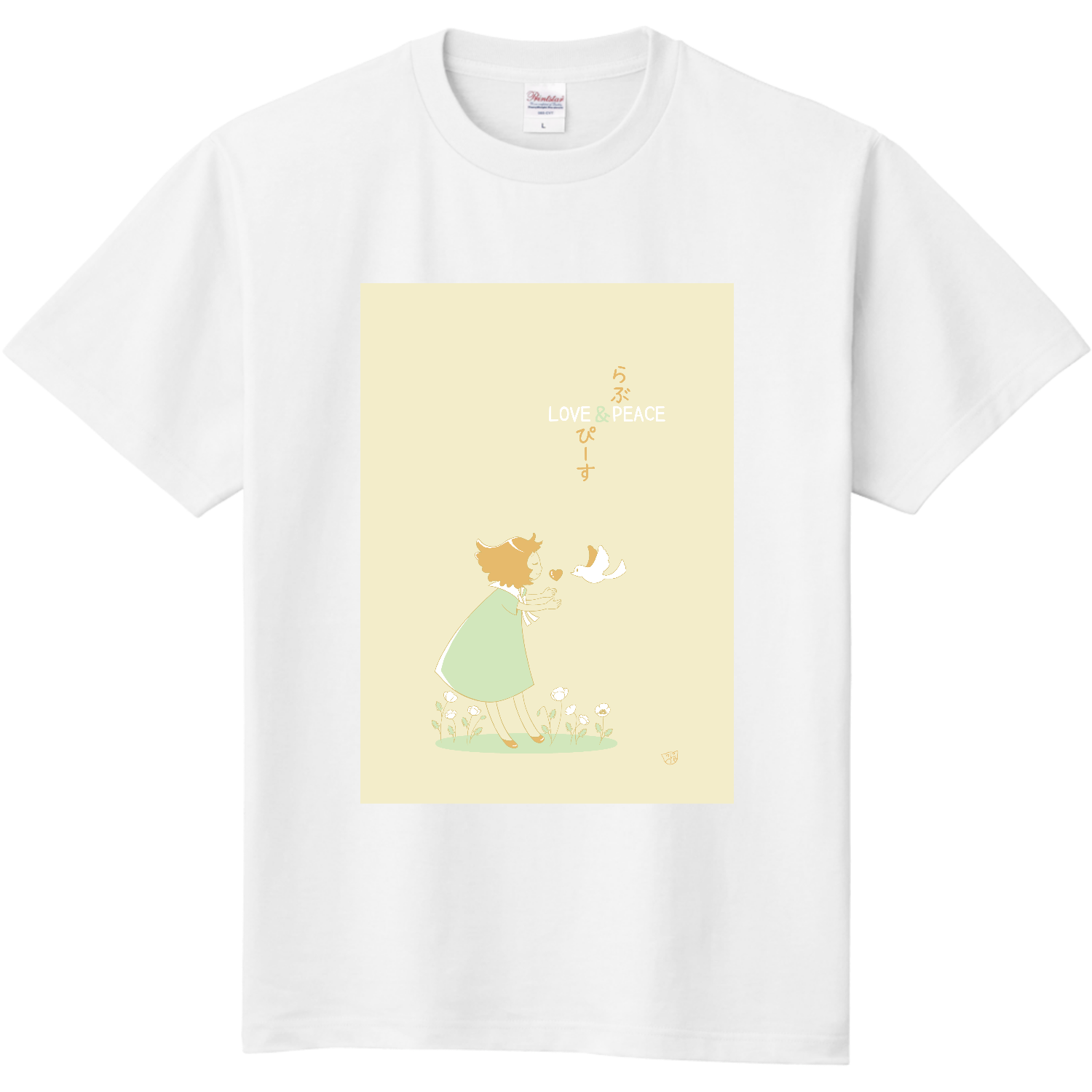 らぶぴーす／ワイシャツお安いですよ❣️ らぶ&ぴーす Tシャツ｜Nyattsu_715 - オリラボマーケット