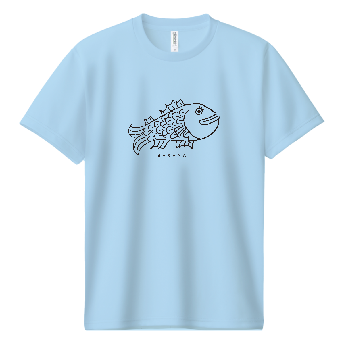 sakana・魚  1 ドライＴシャツ