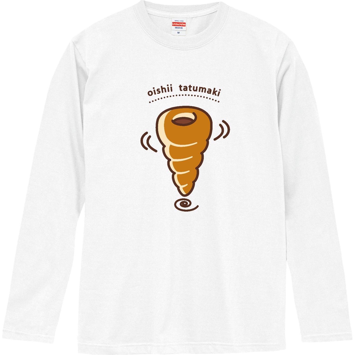 おいしい竜巻 チョココロネ ロングスリーブTシャツ