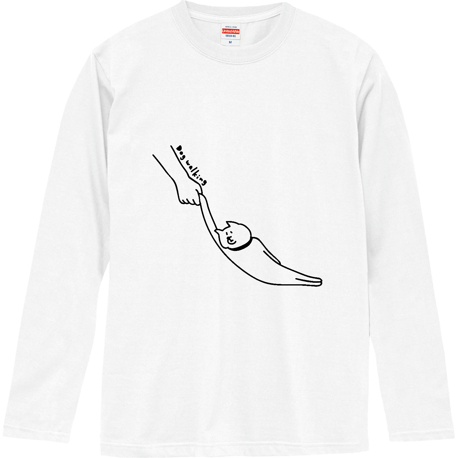 自由に散歩中ロングスリーブTシャツの商品購入ページ｜クリエイターの