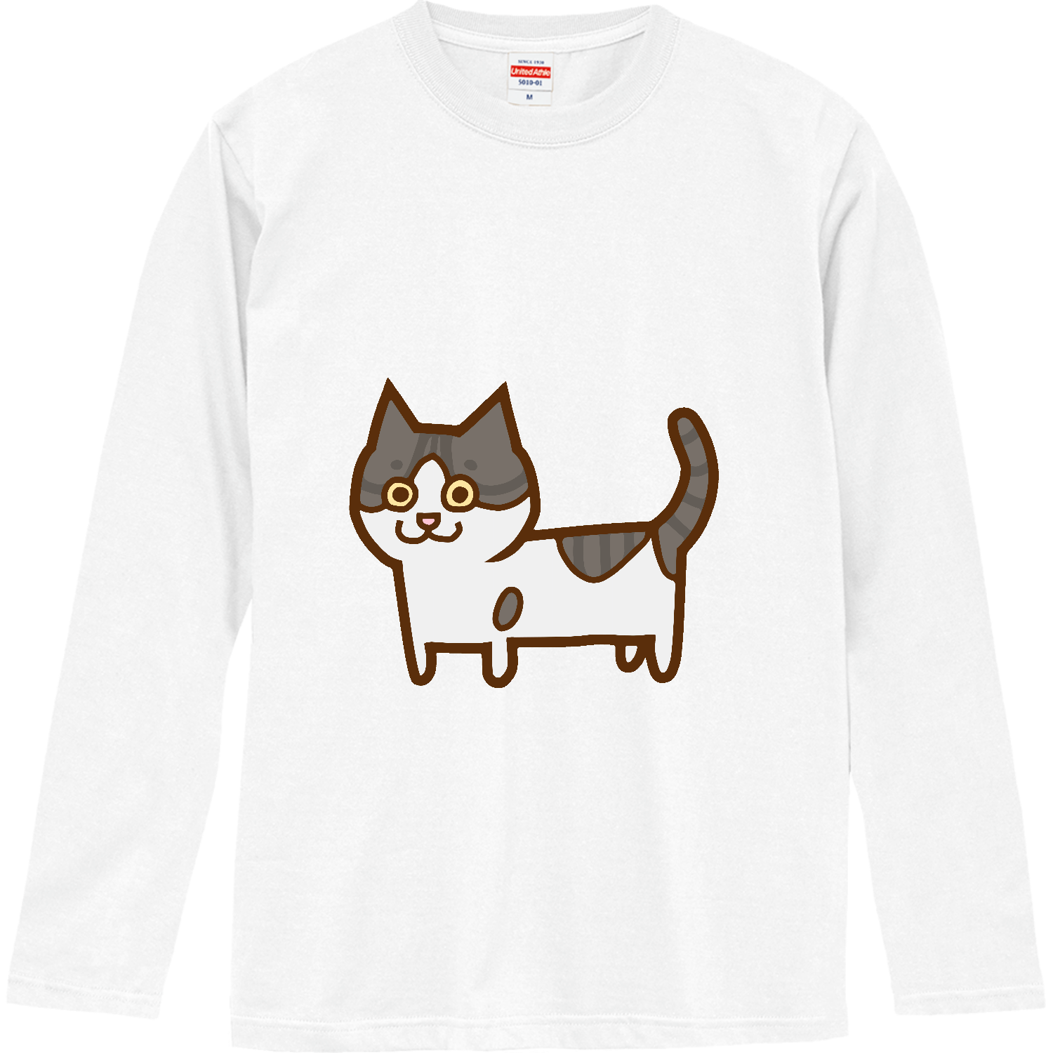ごきげんねこ ロングスリーブTシャツ