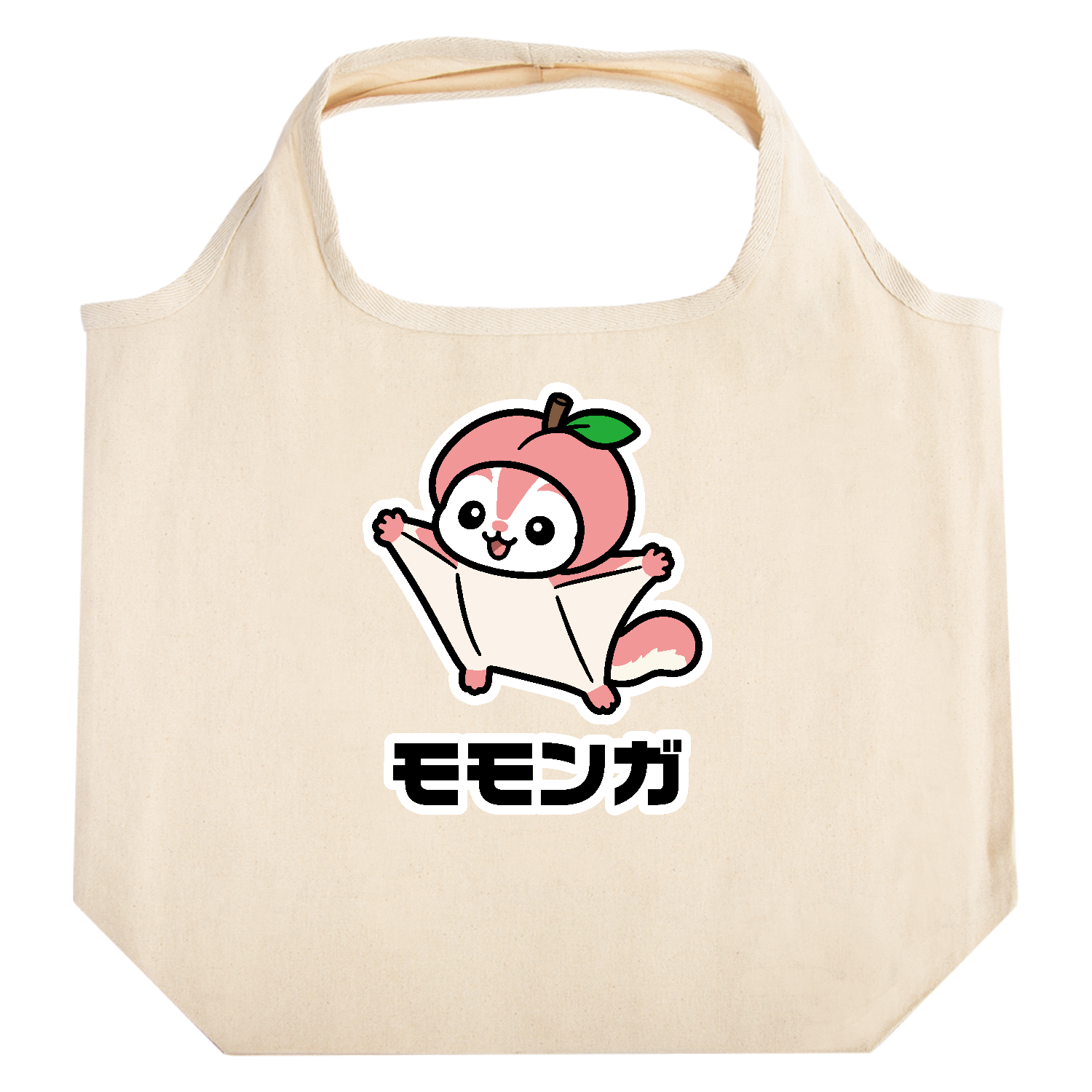 モモンガ【桃×モモンガ ダジャレアニマル】 Tシャツ｜オノマトピア