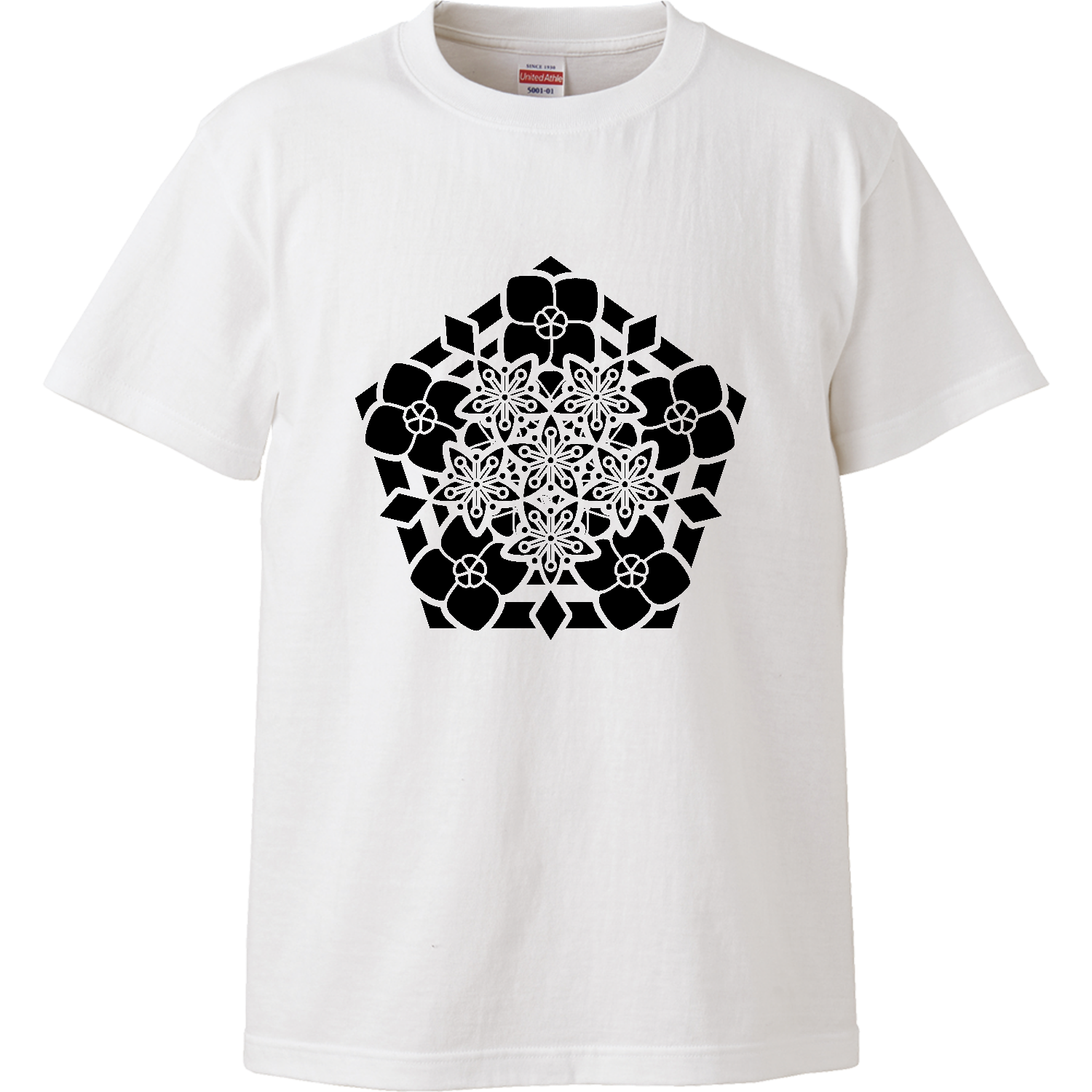藍姫の家紋 ハイクオリティーTシャツ