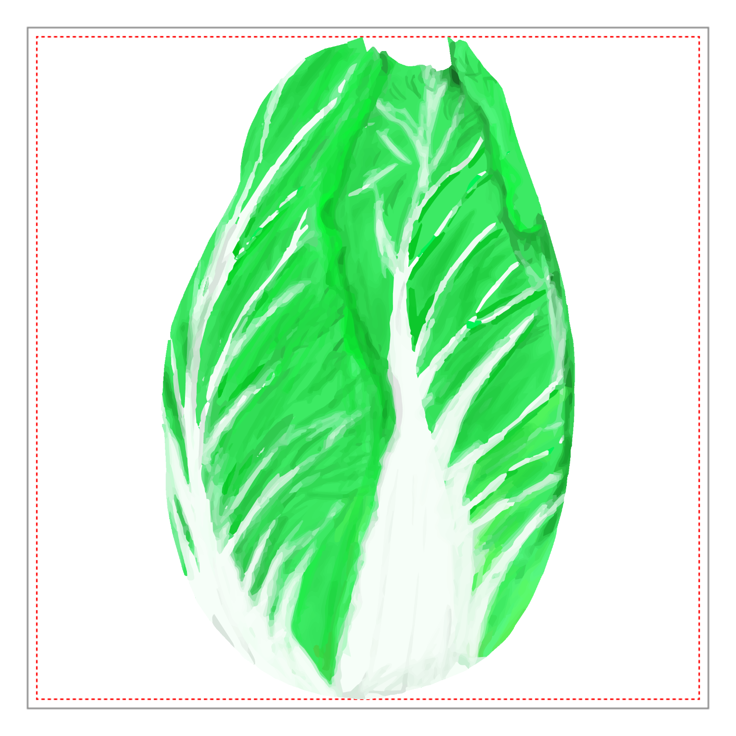 ザ・白菜アクリルブロック1