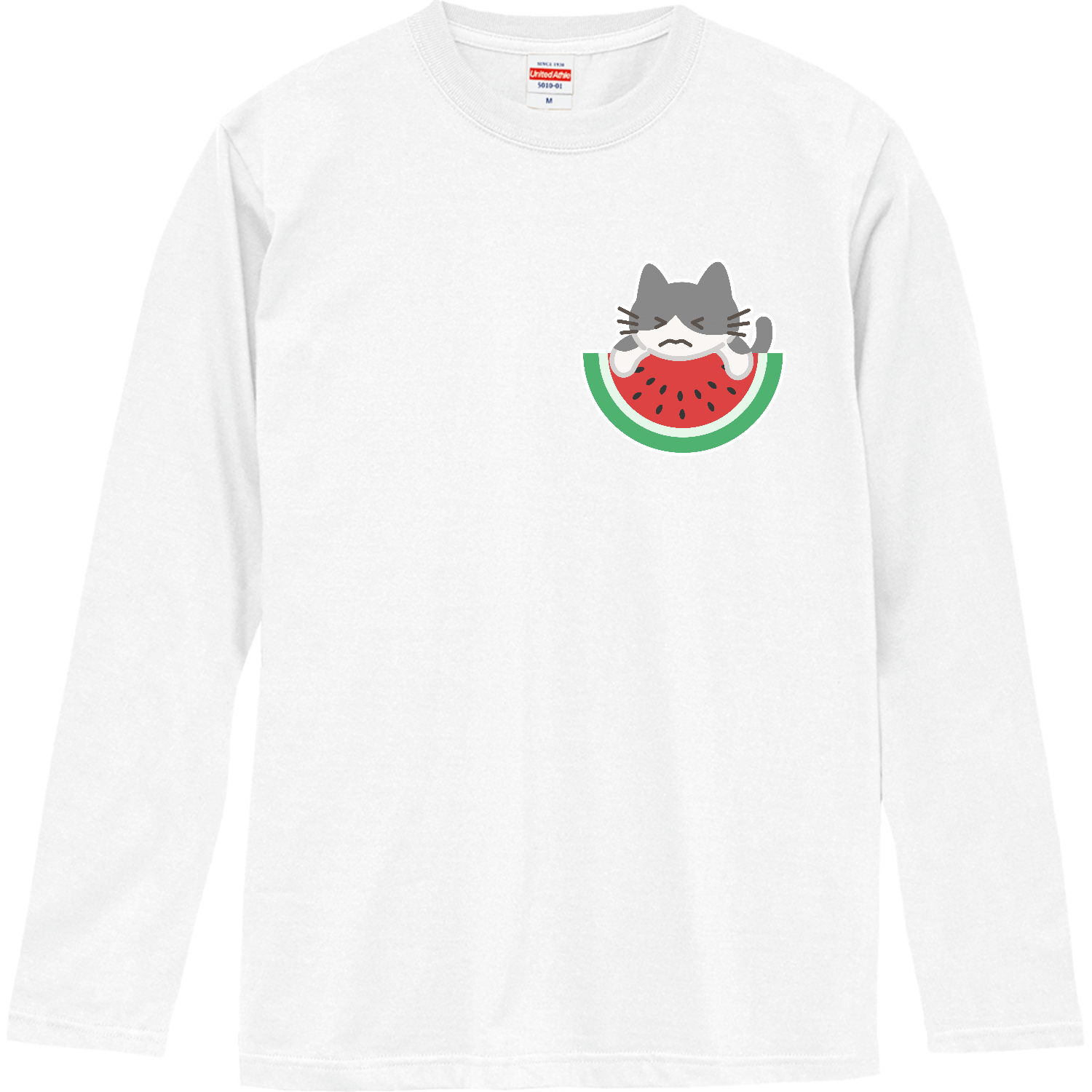 スイカぽっけ ロングスリーブTシャツ