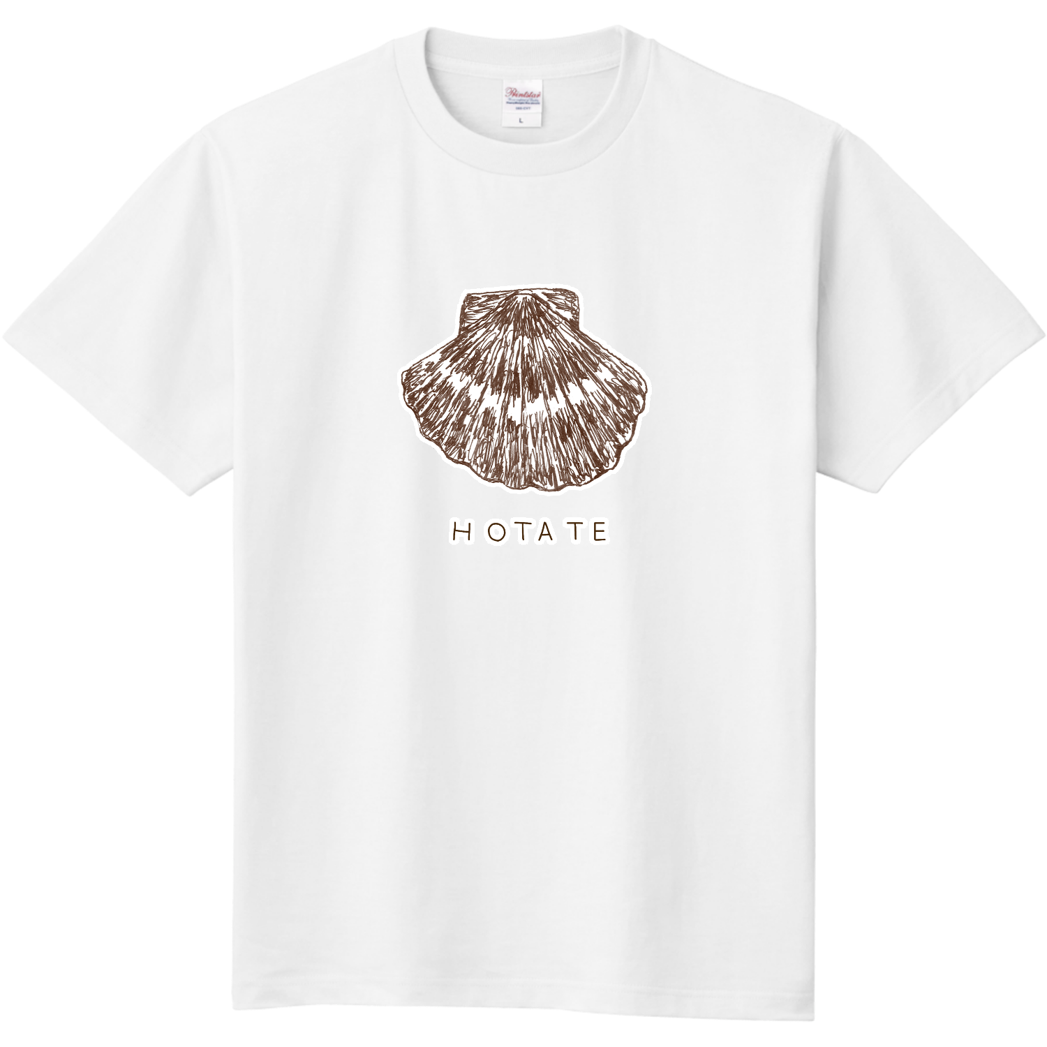 北海道デザイン「ホタテ」 定番Ｔシャツ