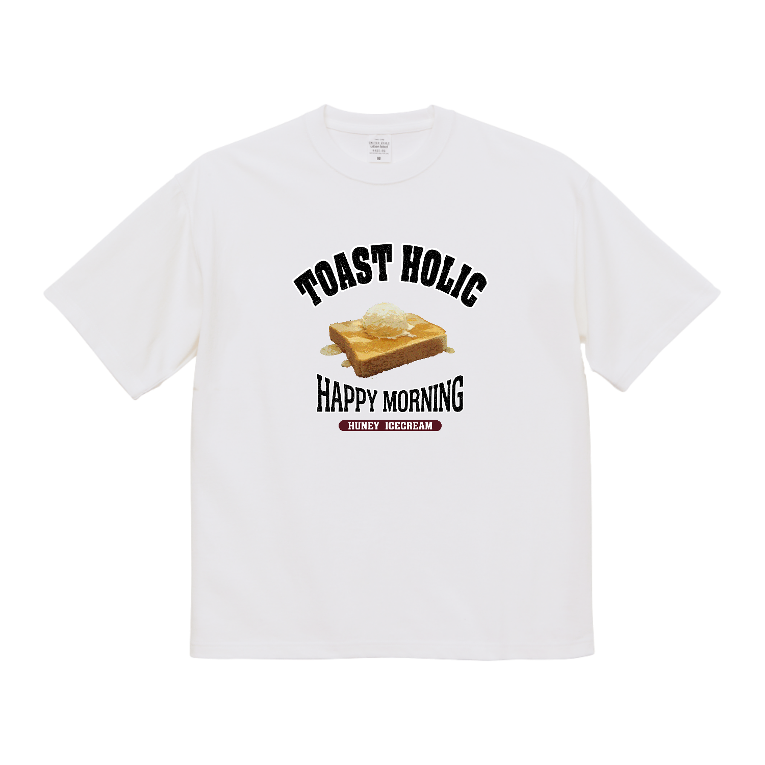 ハニーアイストースト（アレンジトースト 風） マグナムウェイトビッグシルエットＴシャツ