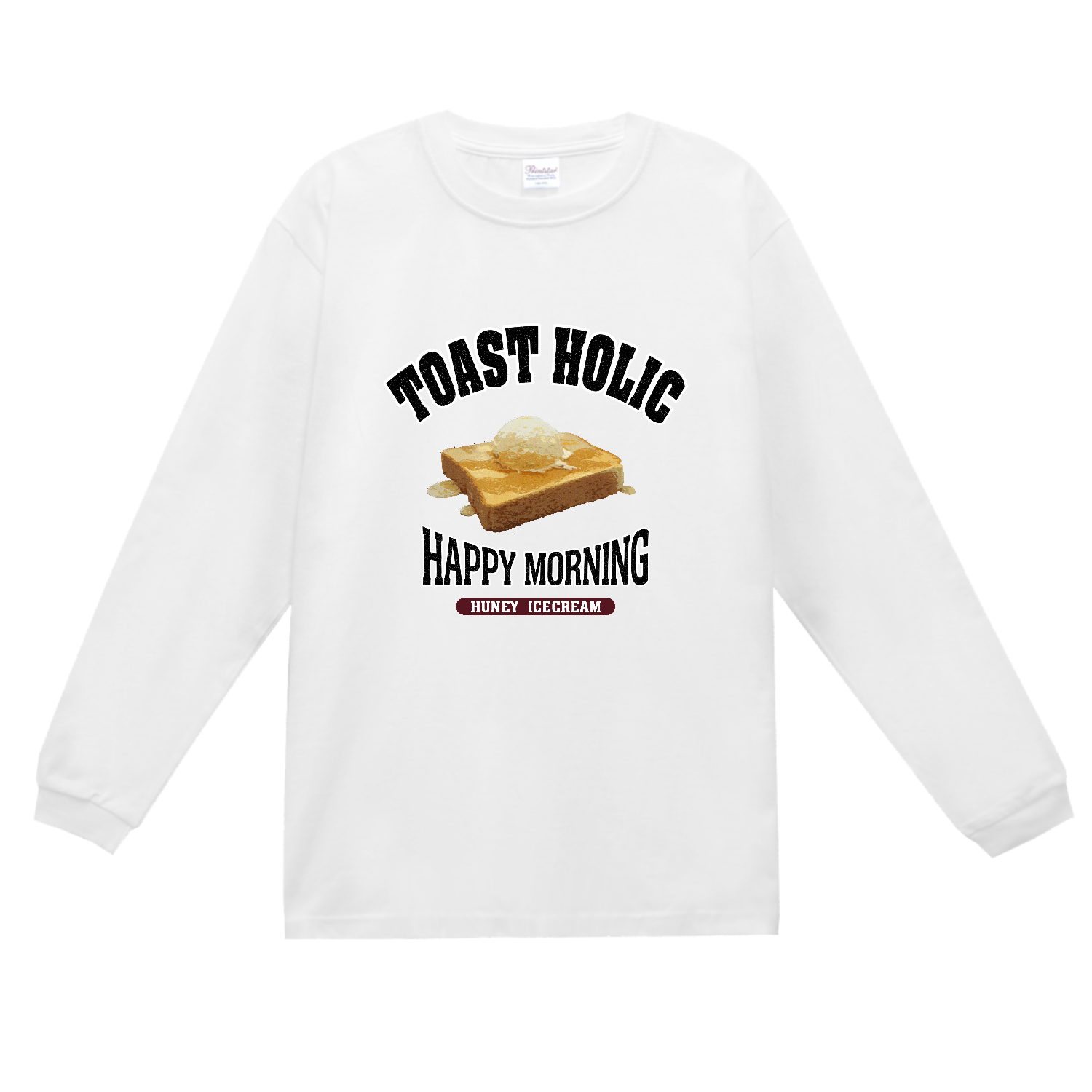 ハニーアイストースト（アレンジトースト 風） スーパーヘビー長袖Ｔシャツ