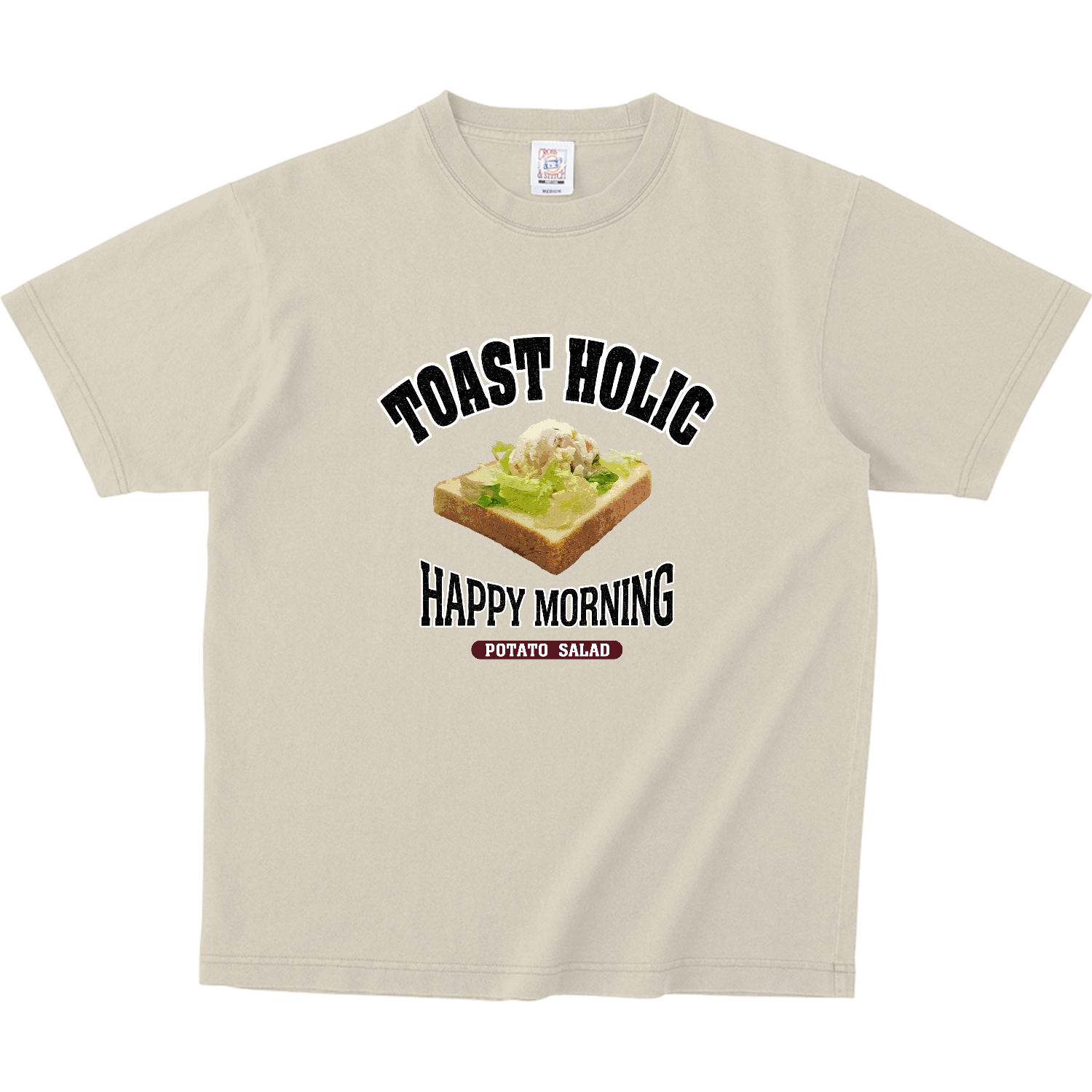 フレンチトースト（アレンジトースト 風） ピグメントＴシャツ