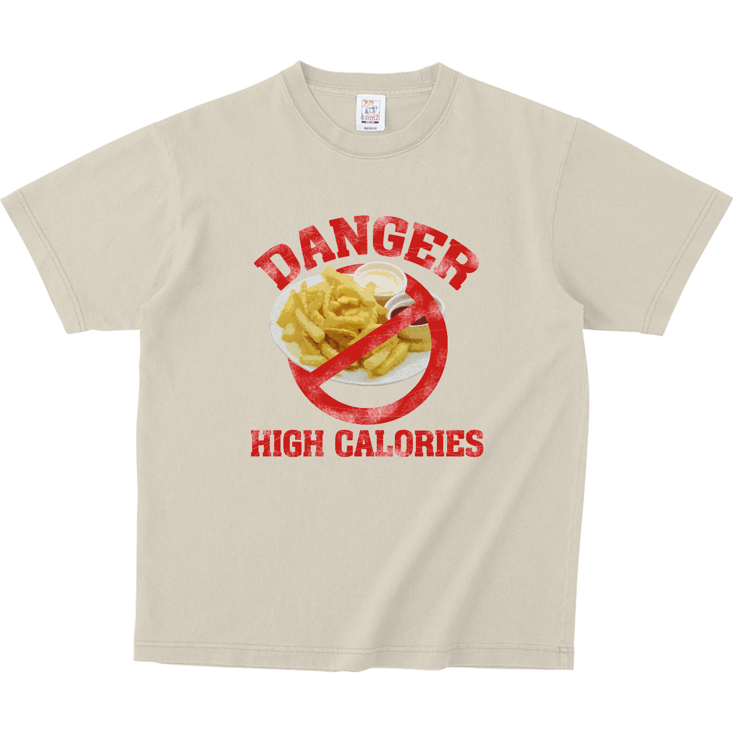 禁・ギザギザフライドポテト ピグメントＴシャツ
