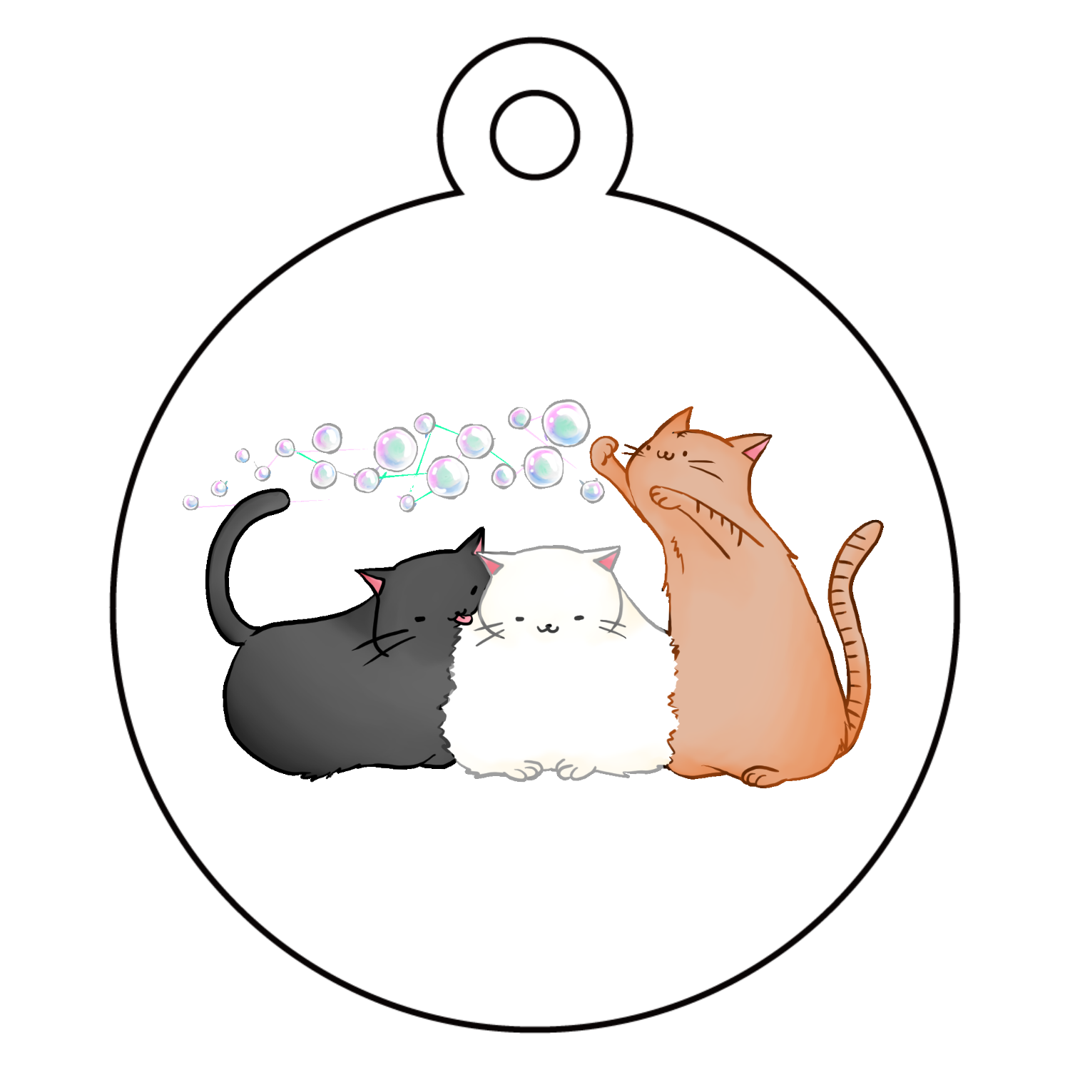 ねこ キーホルダー｜ひなぶん - オリラボマーケット