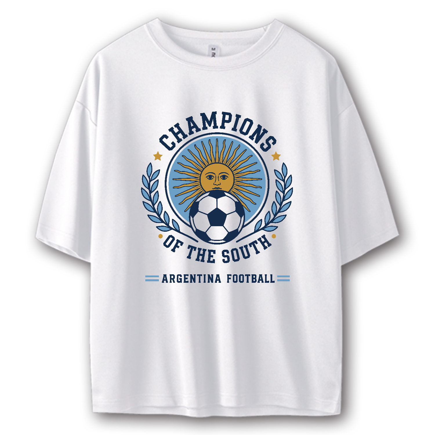 アルゼンチン サッカー エンブレム【CHAMPIONS OF THE SOUTH】 ストリートＴシャツ