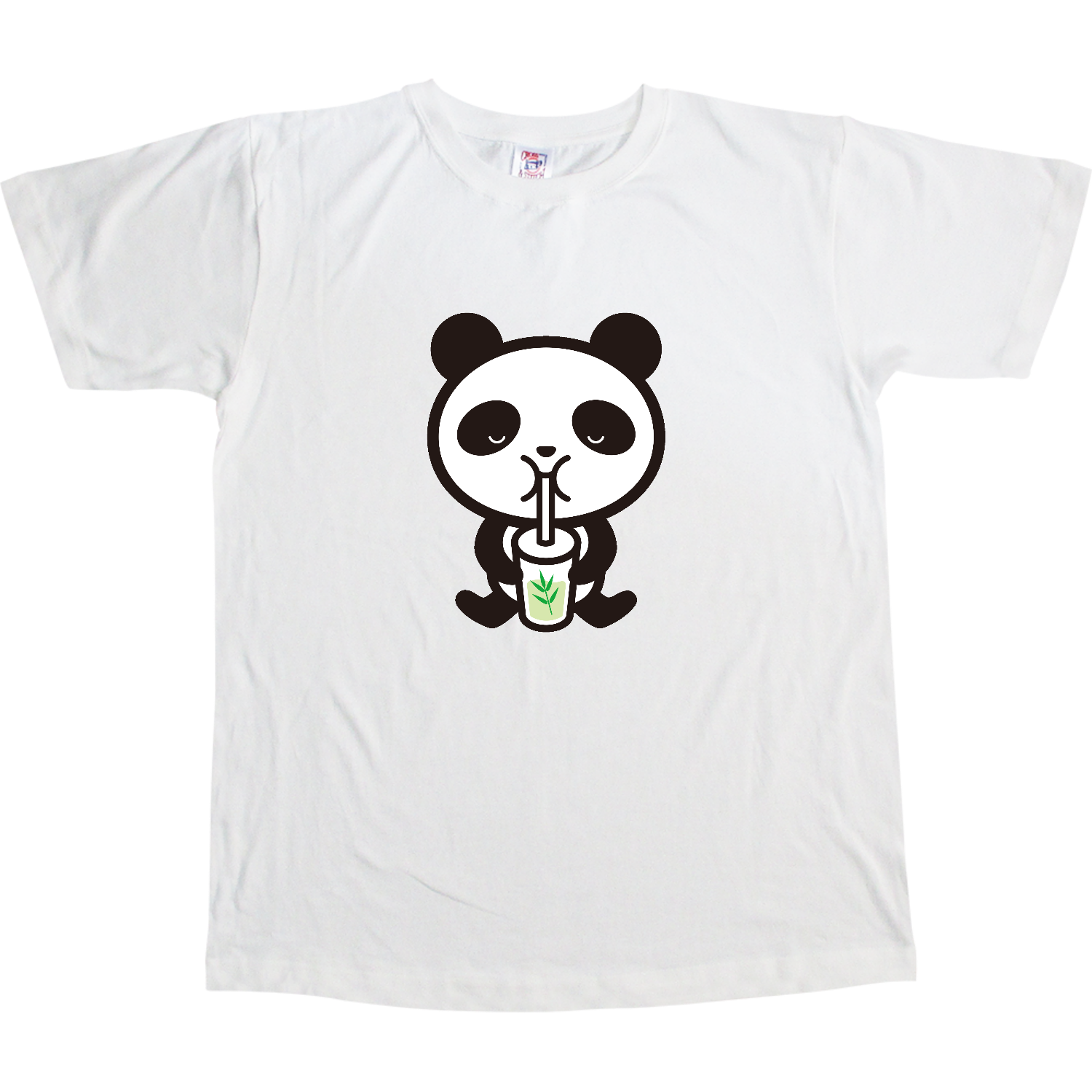 パンダ・笹ジュース オープンエンドマックスウェイトTシャツ