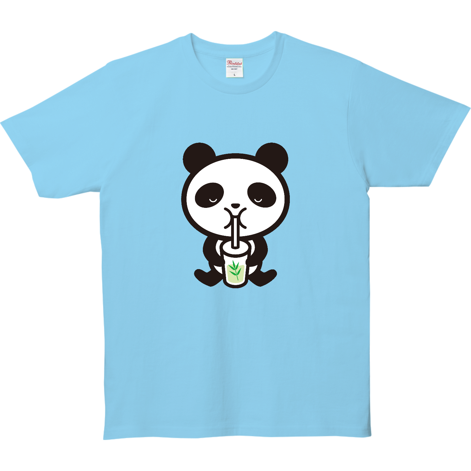 パンダ・笹ジュース 5.0オンス ベーシックTシャツ