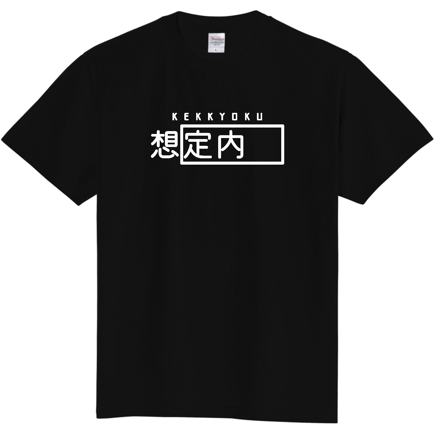 結局「想定外」(ホワイト) 定番Ｔシャツ