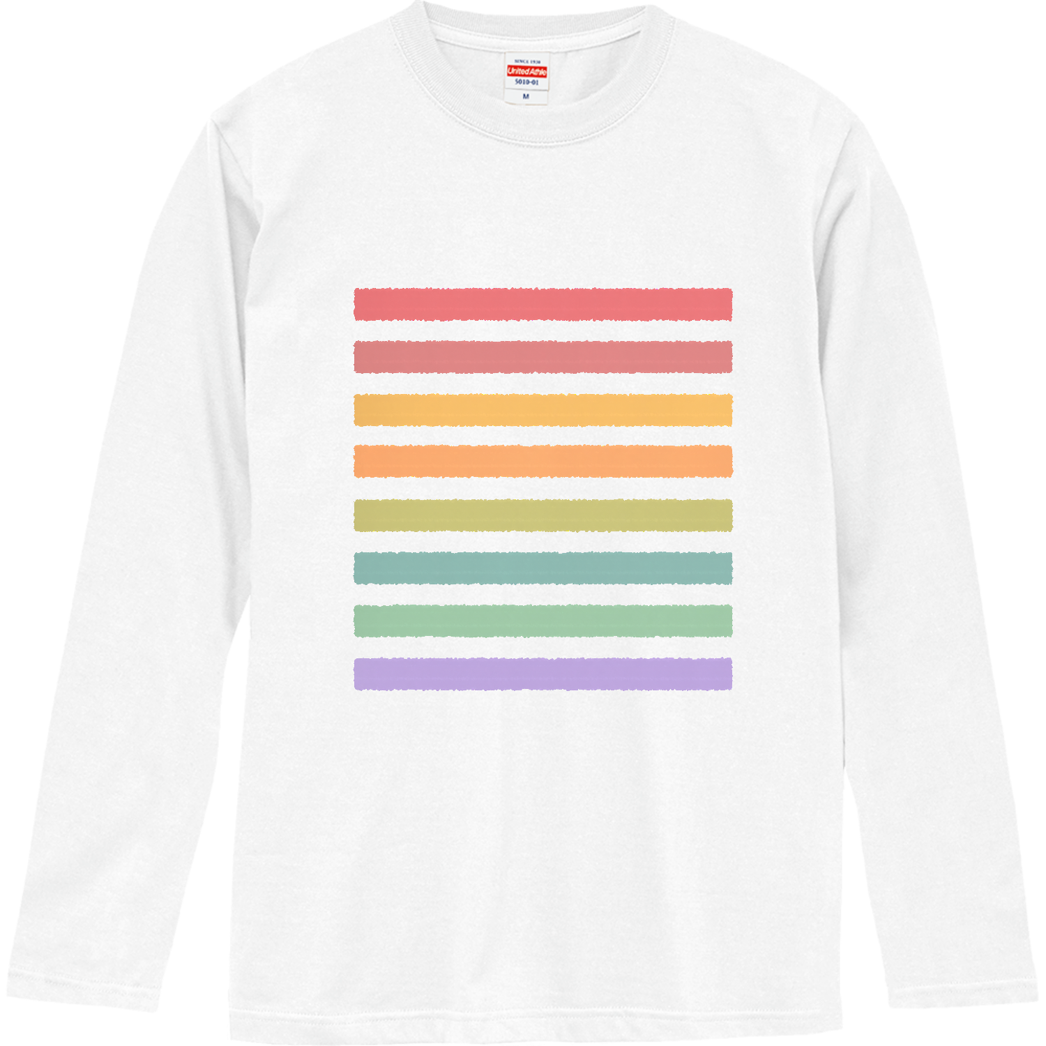 くすみ色ボーダー ロングスリーブTシャツ